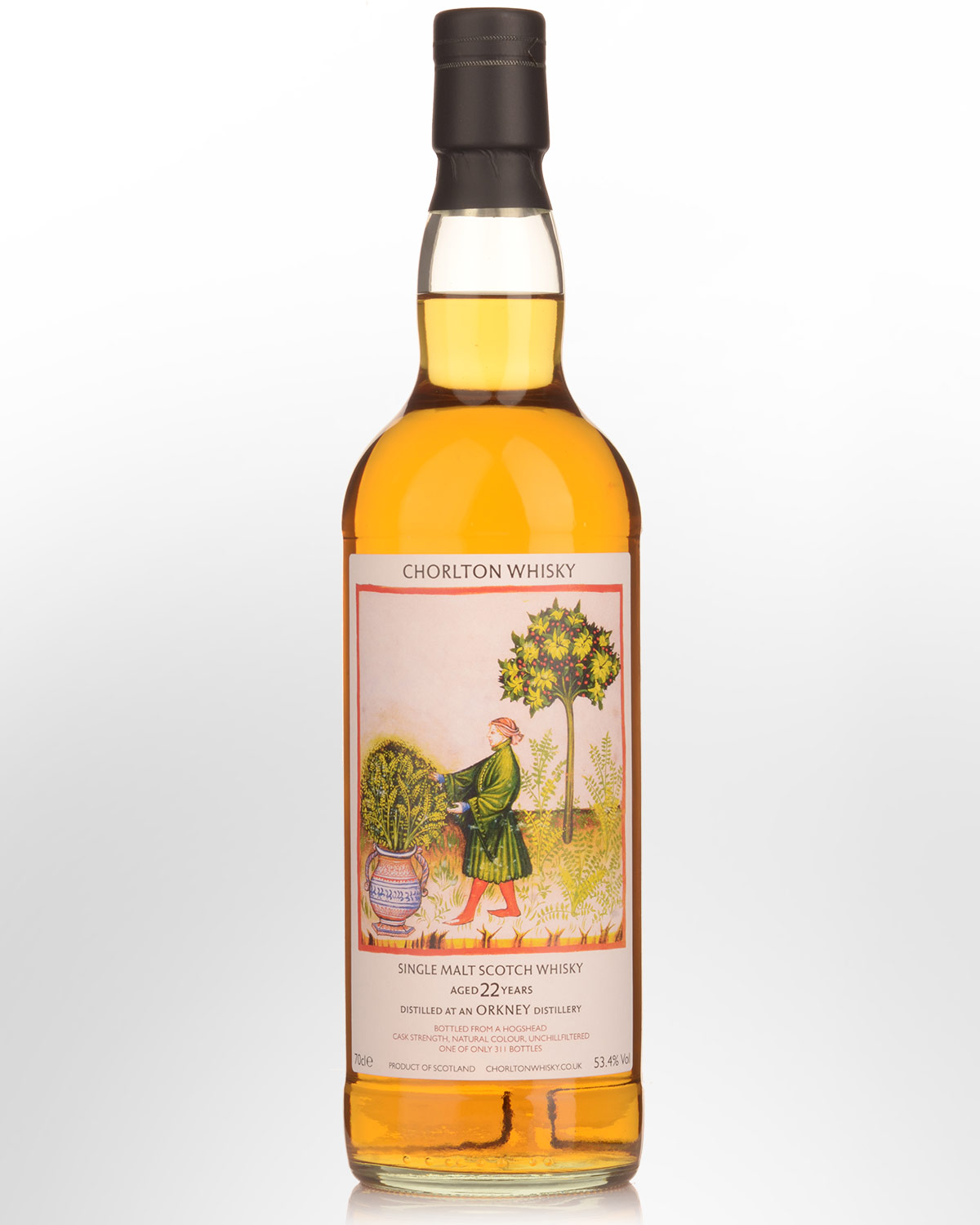 Chorlton Whisky Orkney 22 Year Old Cask Strength Single Malt Scotch Whisky (700ml)