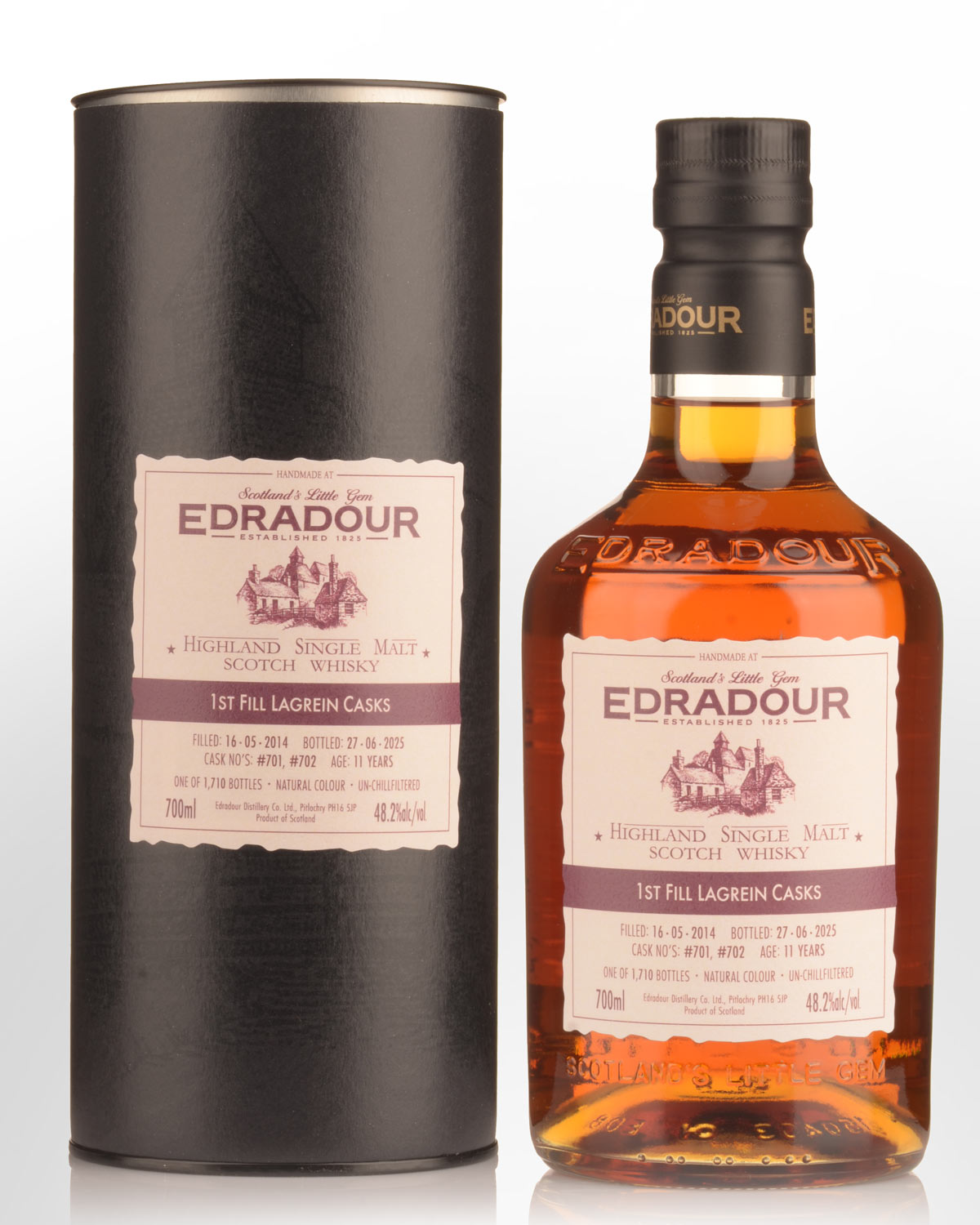 2014 Edradour Lagrein Cask Finish 11 Year Old Single Malt Scotch Whisky (700ml)