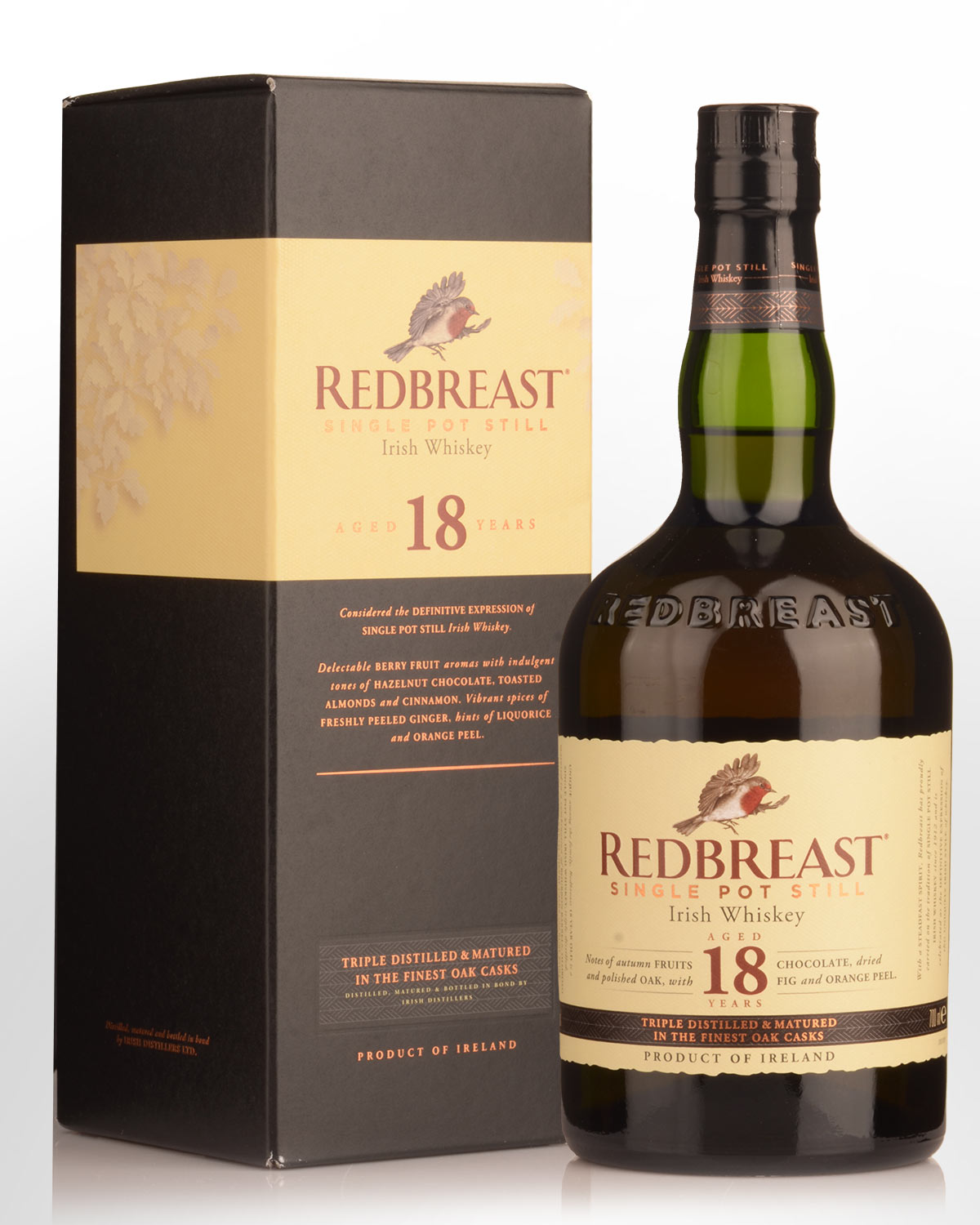 Redbreast 18 Year Old Single Pot Still Irish Whiskey (700ml)