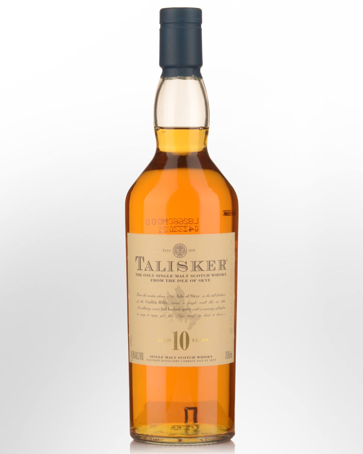 Talisker 10 Year Old Single Malt Scotch Whisky (700ml) - Older bottling