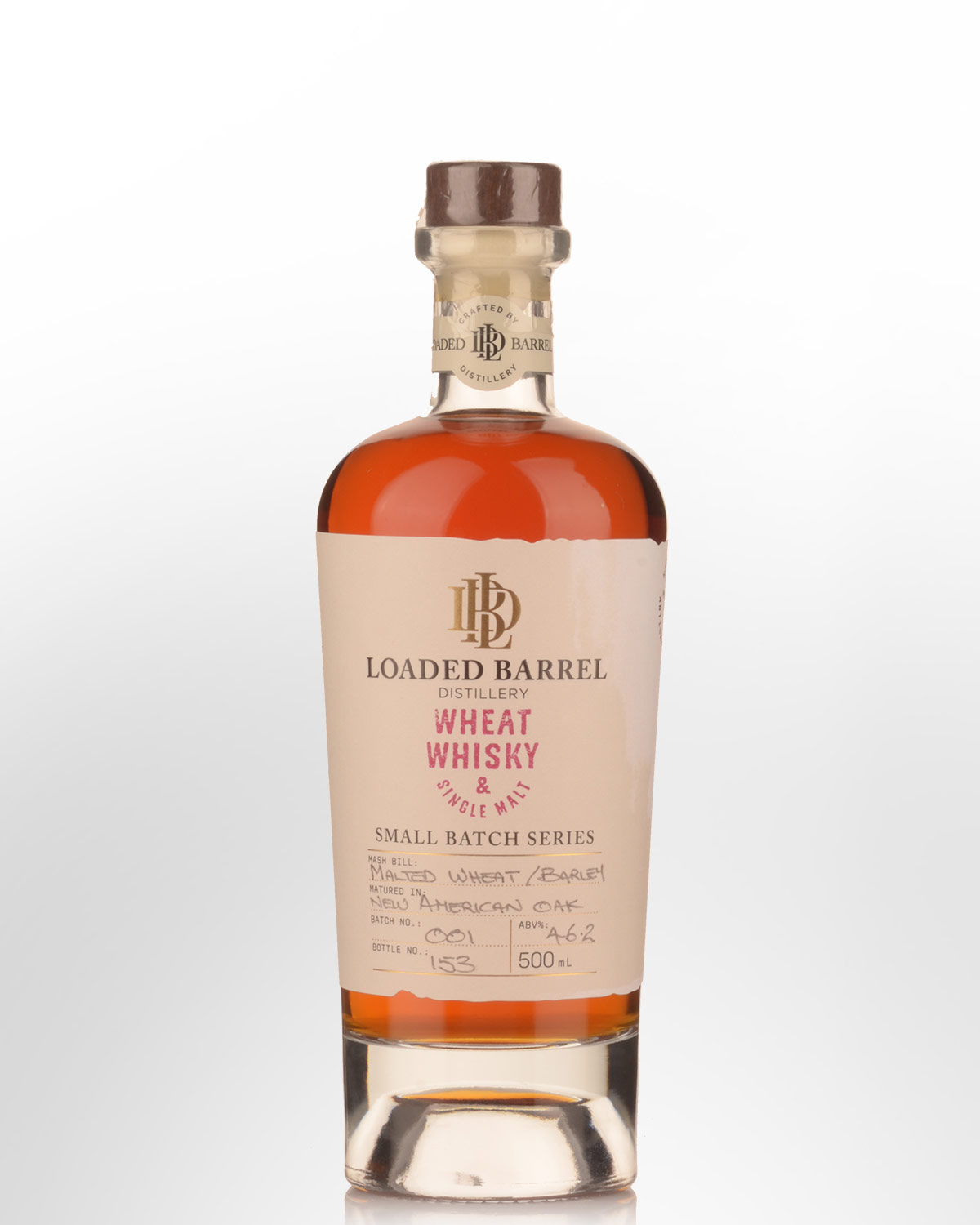 Loaded Barrel Small Batch Series Wheat & Single Malt Australian Whisky (500ml)