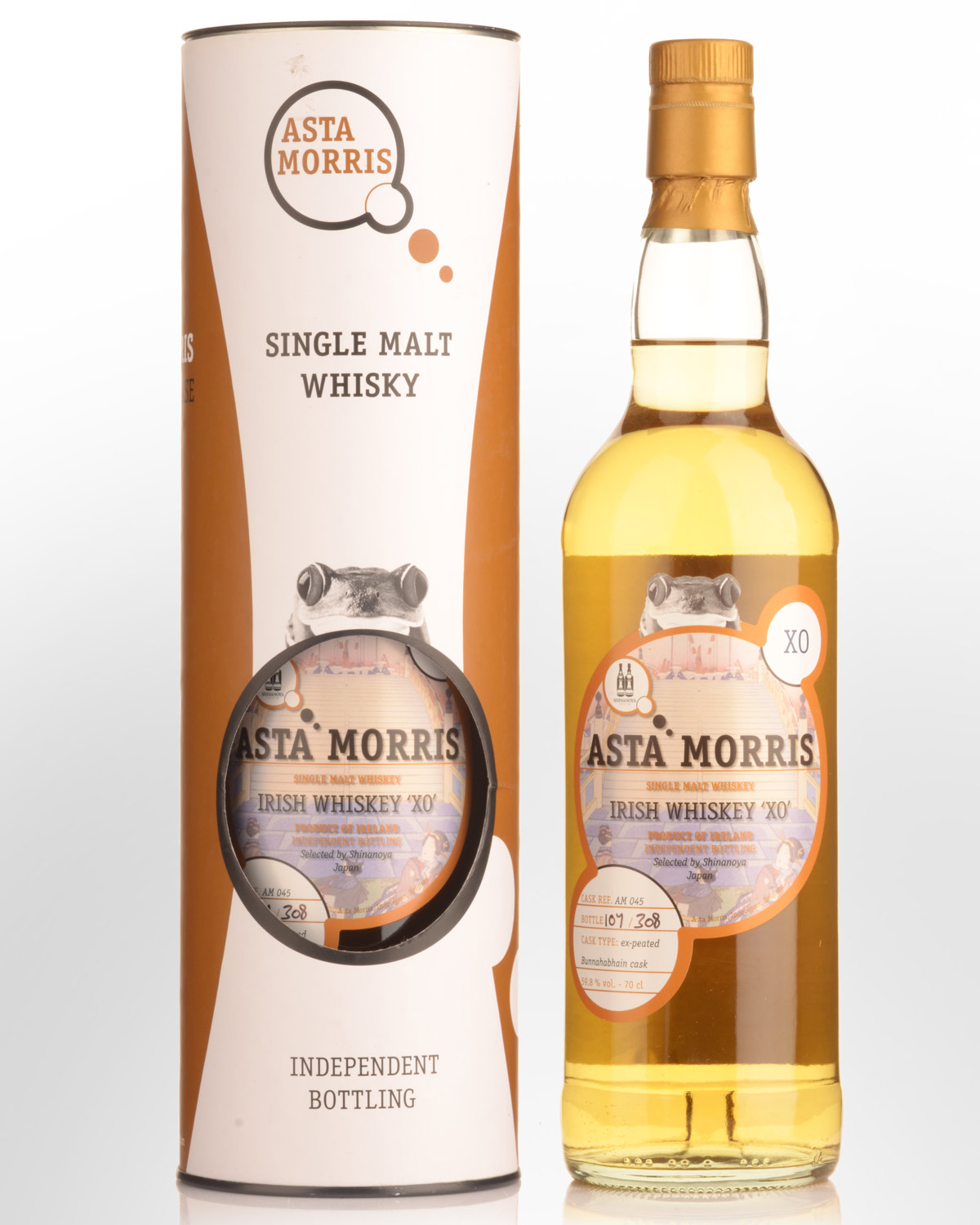Asta Morris Selected by Shinanoya XO Cask Strength Single Malt Irish Whiskey (700ml)