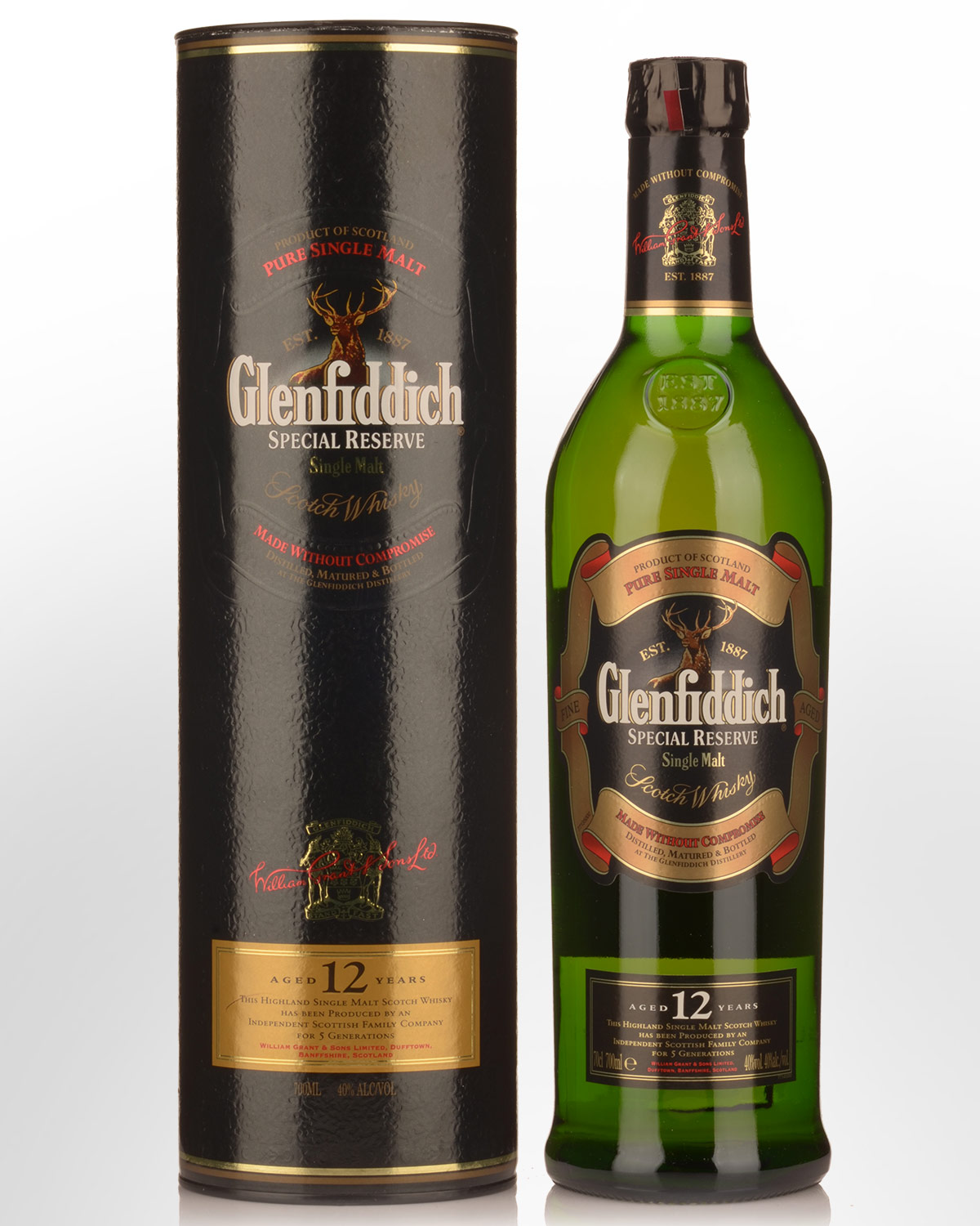 Glenfiddich Special Reserve 12 Year Old Pure Single Malt Scotch Whisky (700ml)