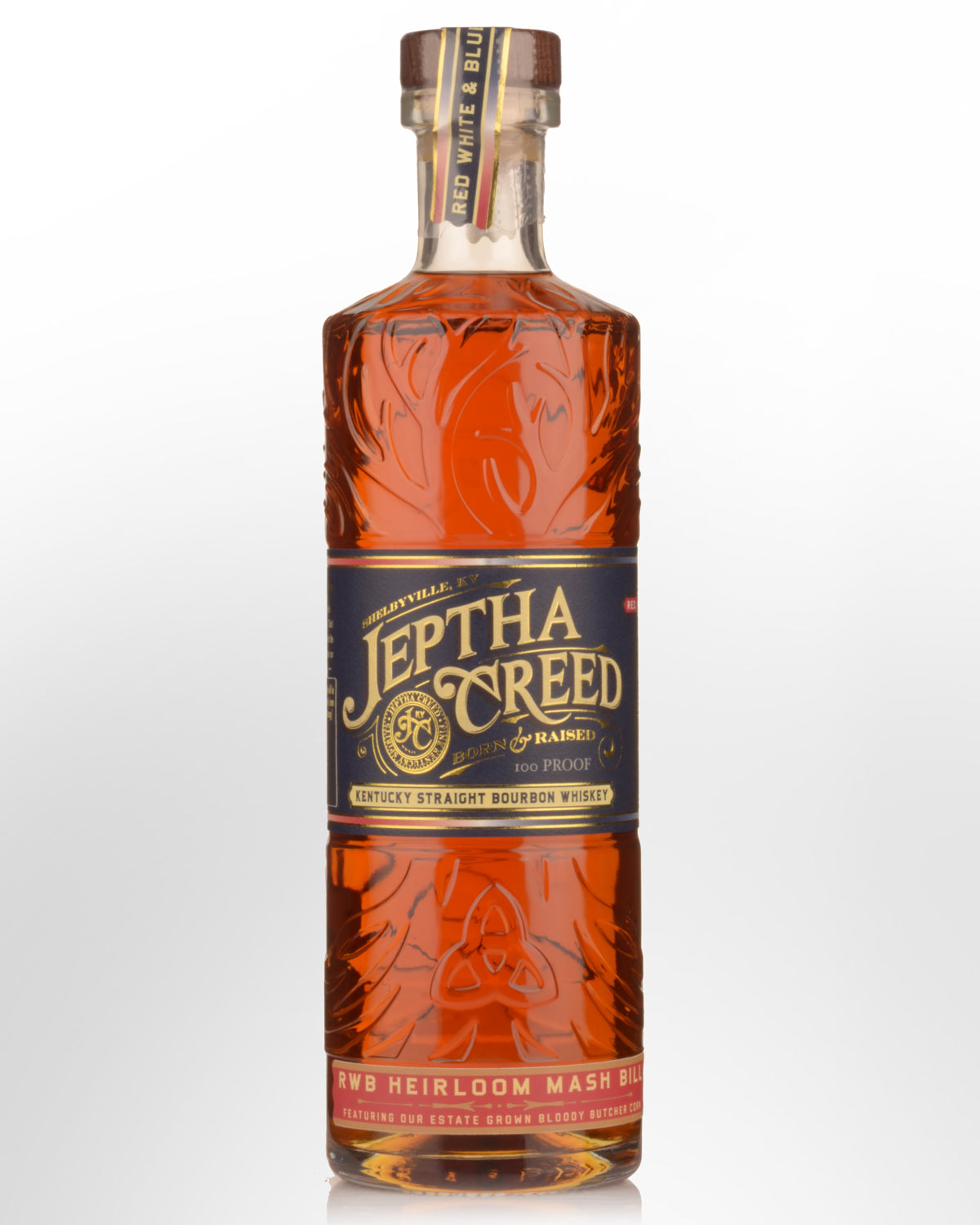 Jeptha Creed Red, White and Blue Bourbon (750ml)