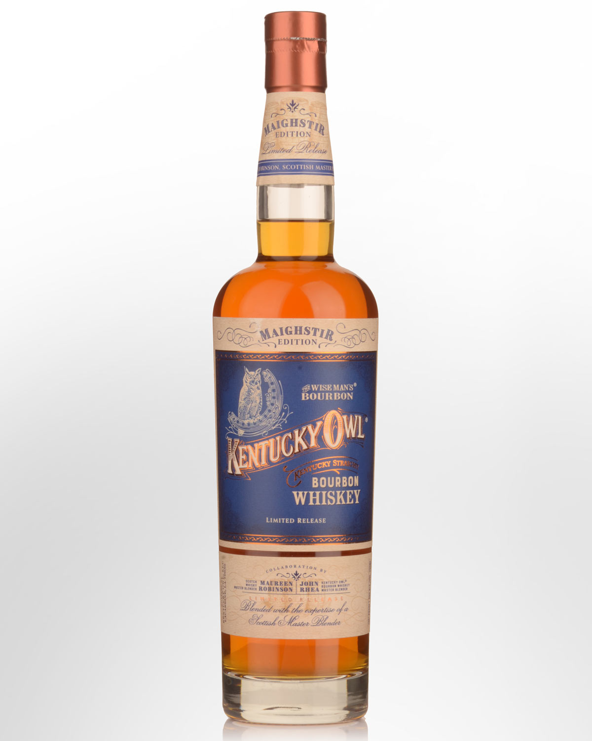 Kentucky Owl Maighstir Edition Kentucky Straight Bourbon Whiskey (750ml) - Damaged Foil