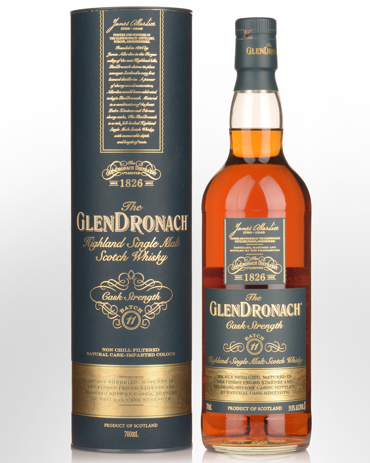 Glendronach Batch 11 Cask Strength Single Malt Scotch Whisky (700ml)
