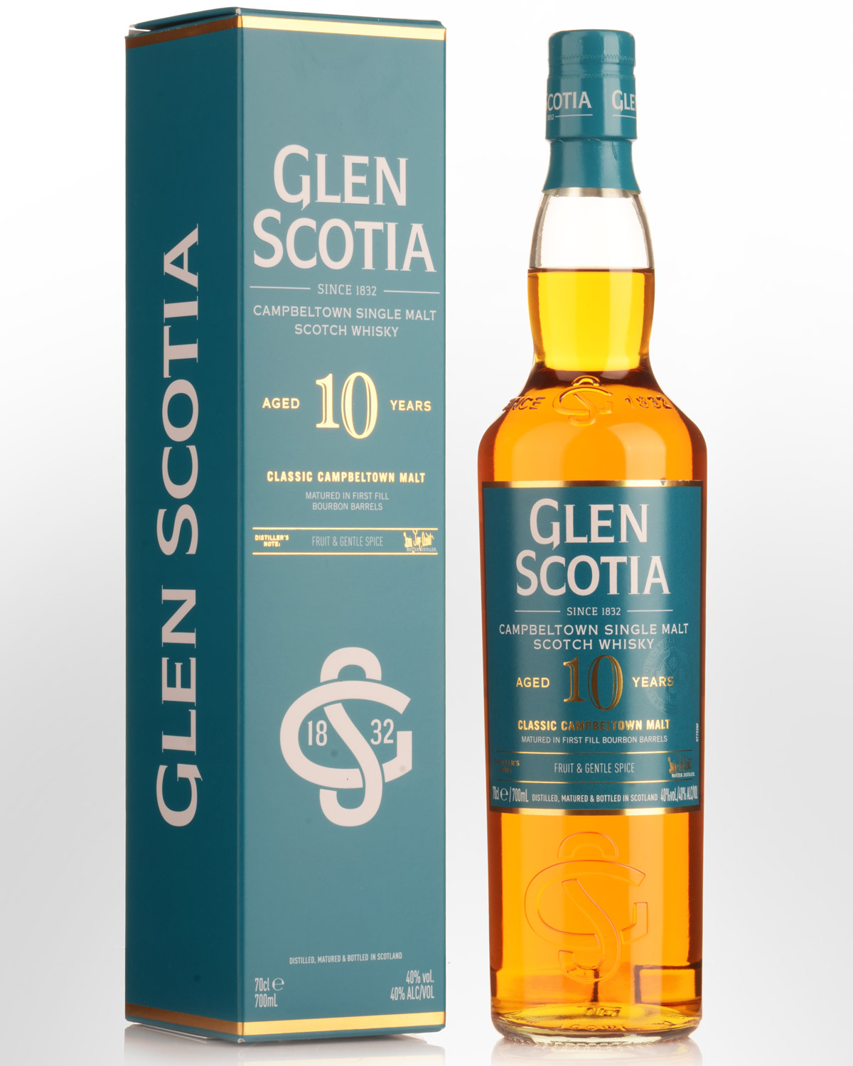 Glen Scotia Classic Campbeltown 10 Year Old Single Malt Scotch Whisky ...