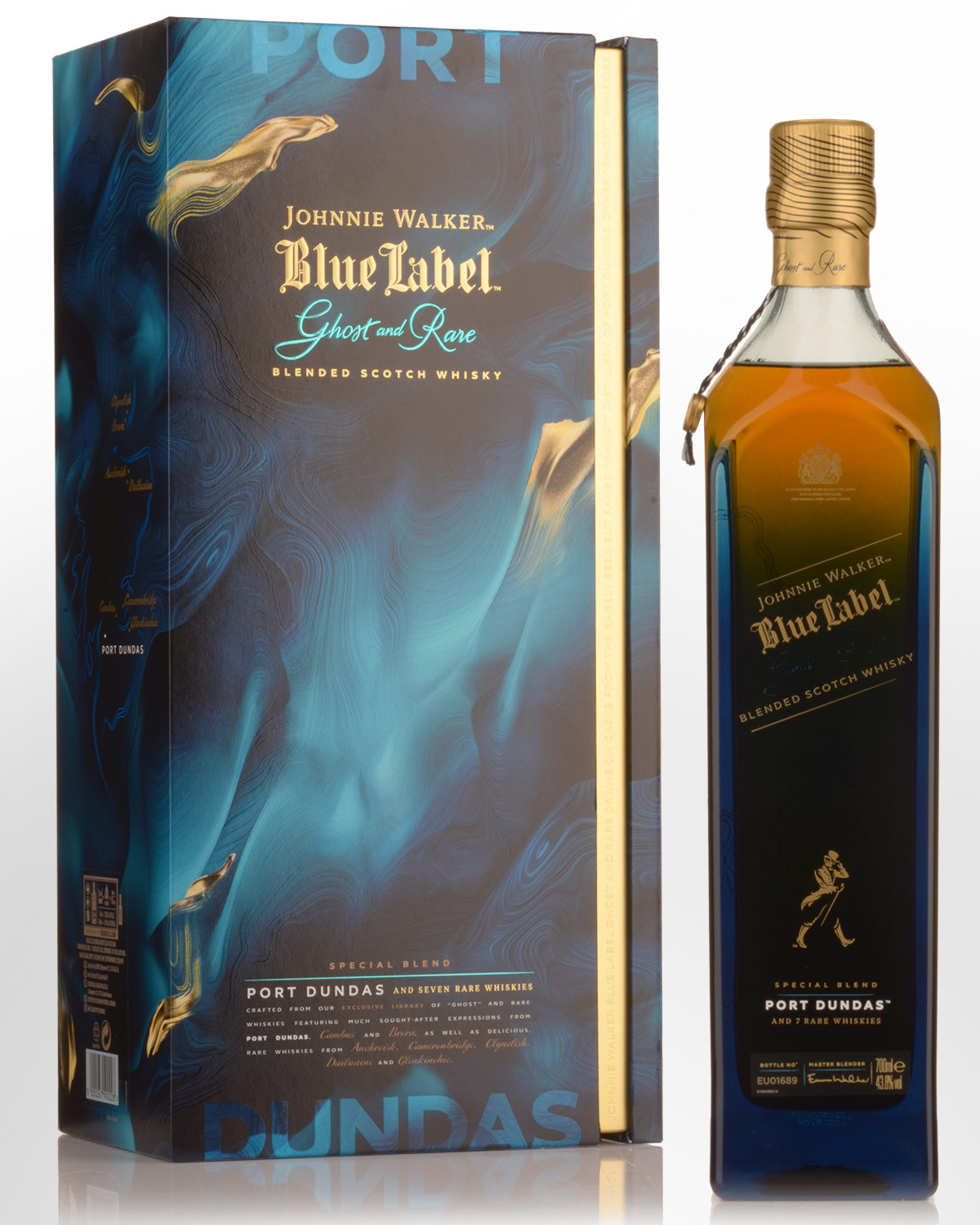 Johnnie Walker Blue Label Ghost and Rare Port Dundas Blended Scotch ...