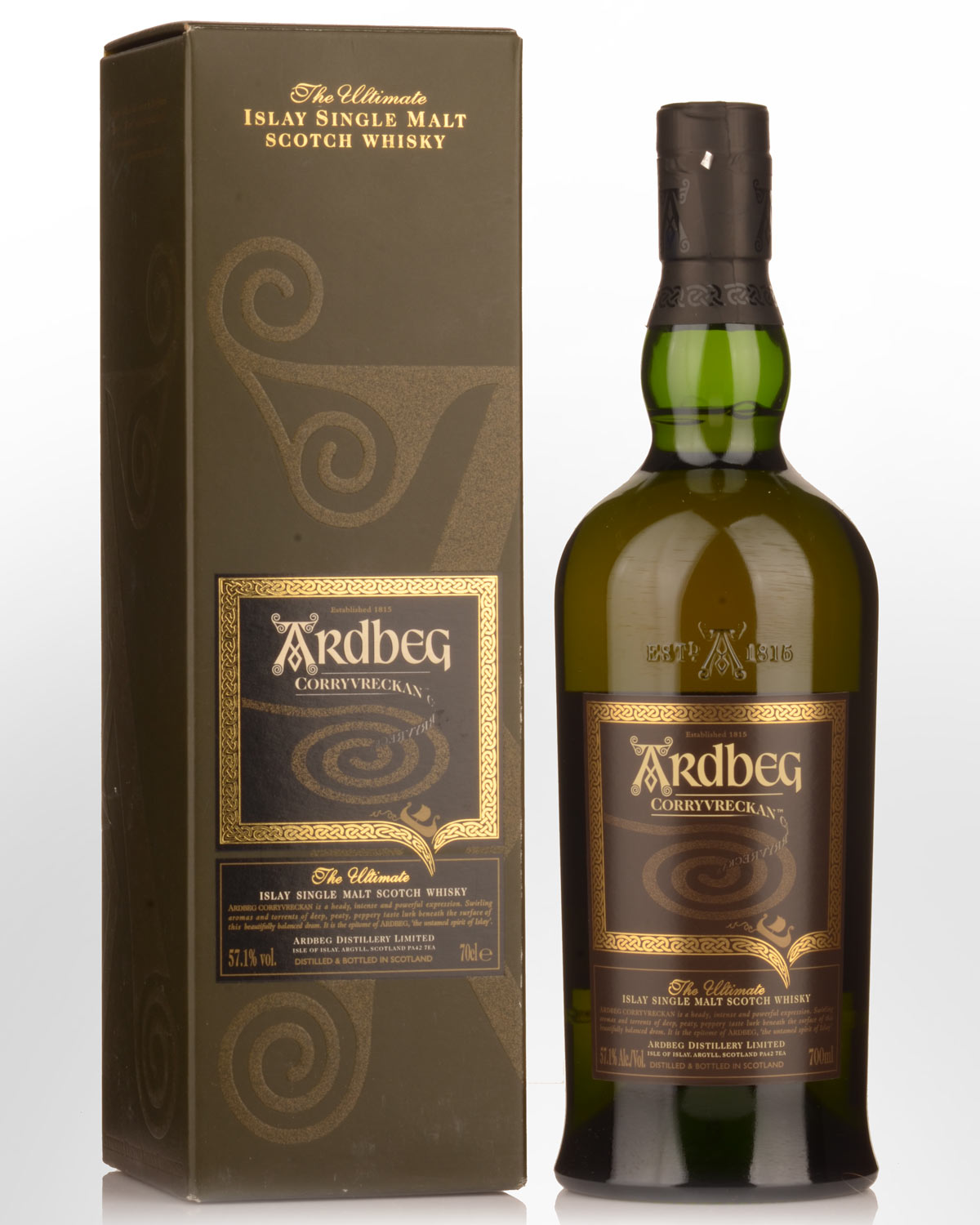 Ardbeg Corryvreckan Cask Strength Single Malt Scotch Whisky (700ml) - Older Bottling