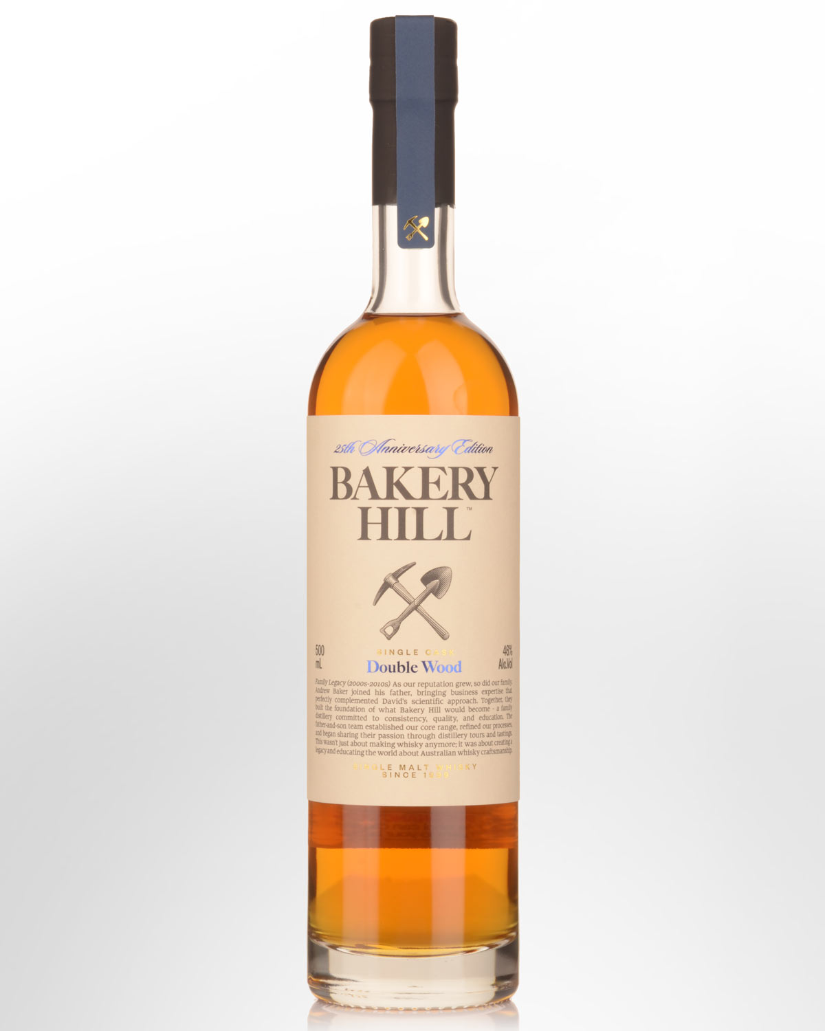 Bakery Hill Double Wood Single Malt Australian Whisky (500ml)