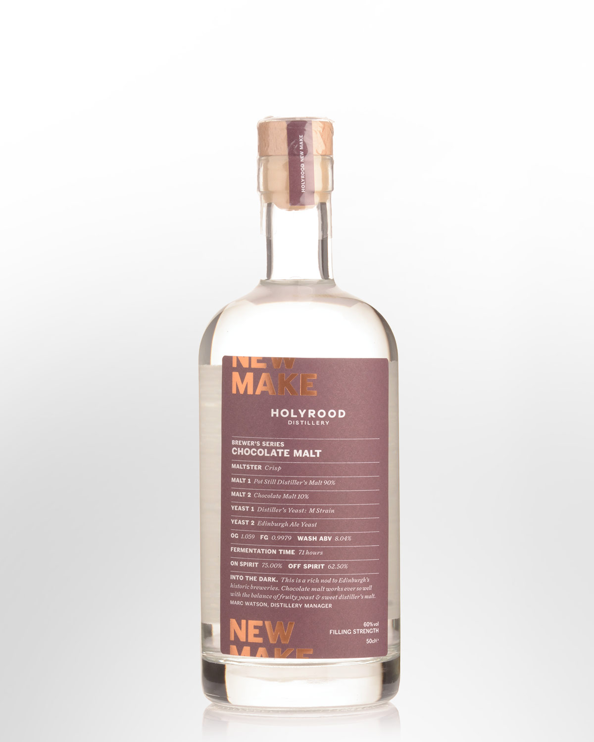 Holyrood Brewer's Series Chocolate Malt New Make Spirit (500ml)