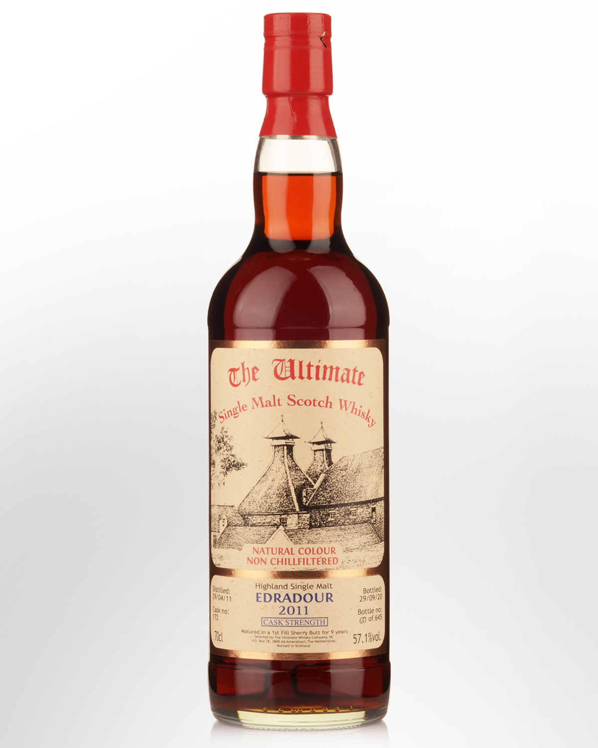 2011 The Ultimate Edradour 9 Year Old Cask Strength Single Malt Scotch Whisky (700ml) - Cask #172