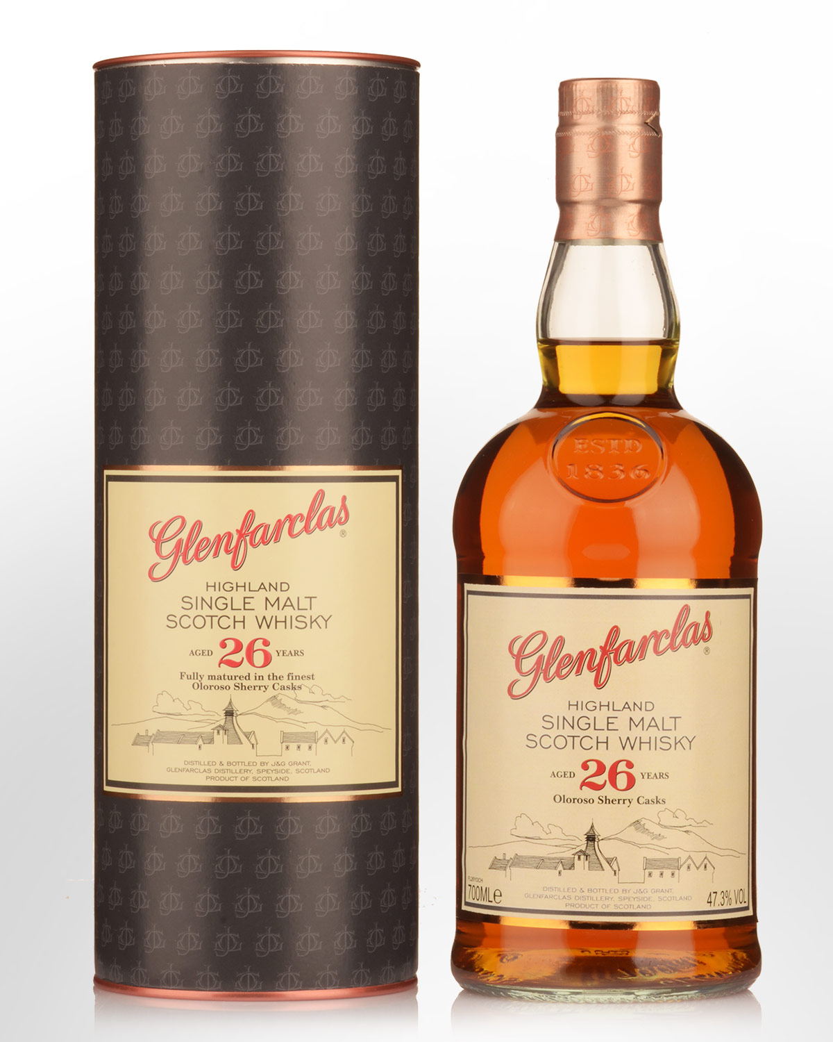 Glenfarclas 26 Year Old Single Malt Scotch Whisky (700ml)