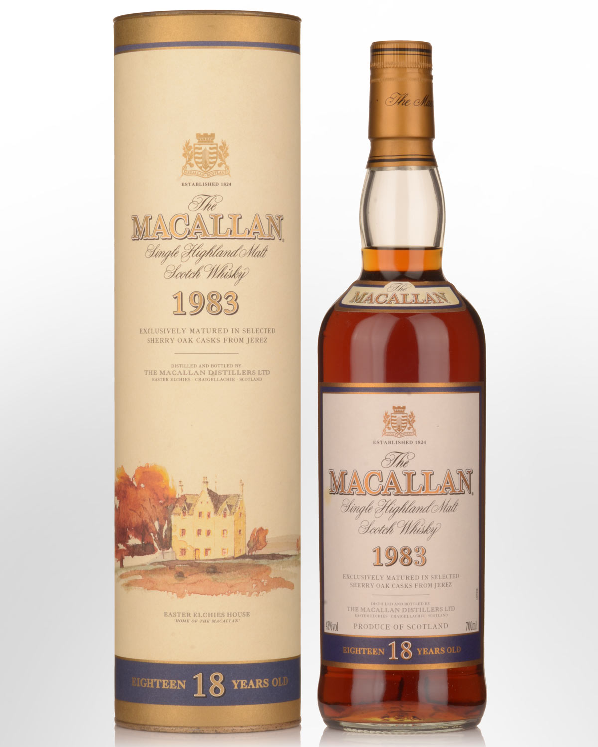 1983 The Macallan 18 Year Old Single Malt Scotch Whisky (700ml)