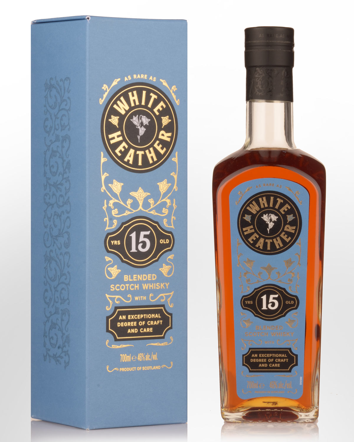 White Heather 15 Year Old Blended Scotch Whisky (700ml)