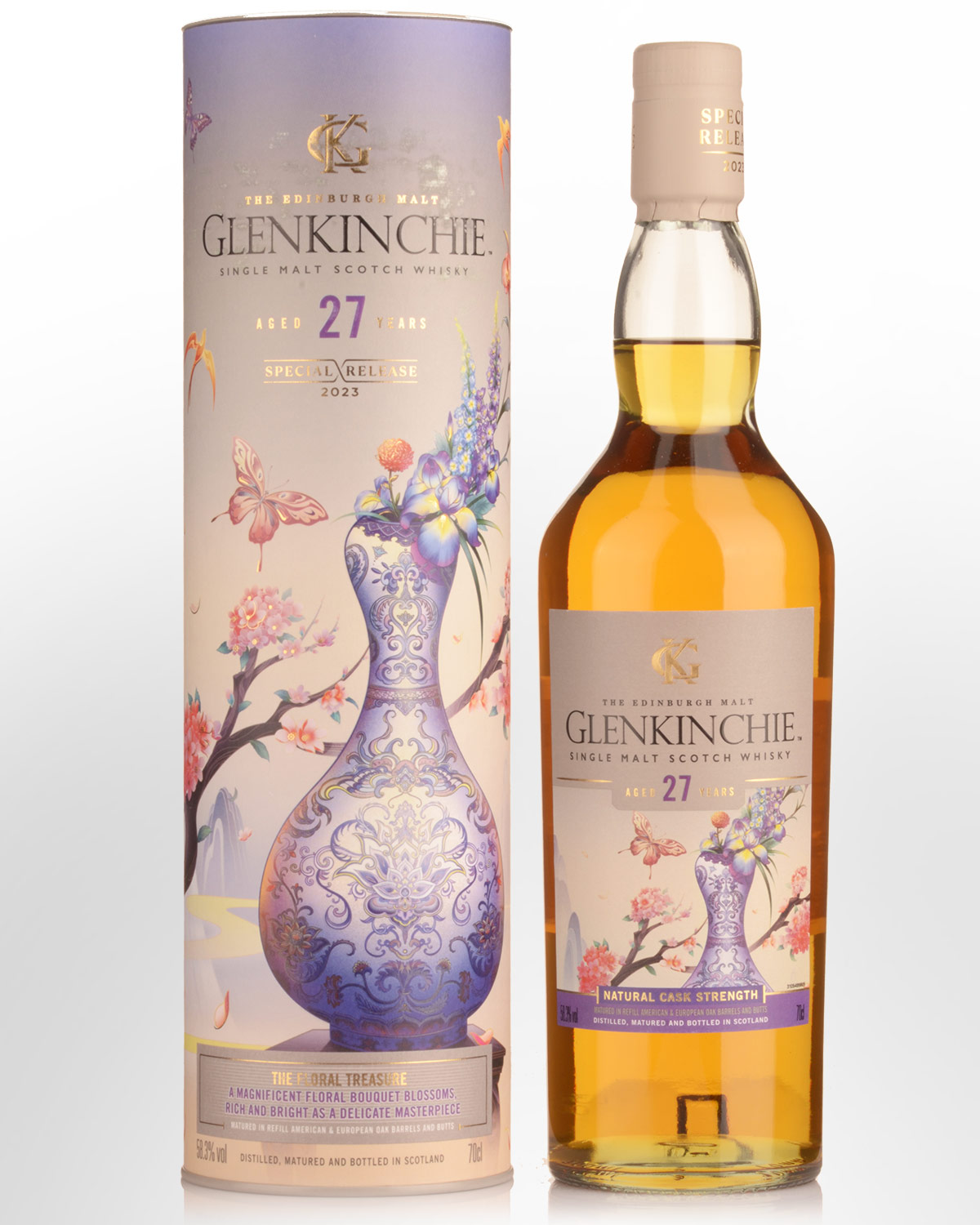 Glenkinchie The Floral Treasure 27 Year Old (Special Release 2023) Cask ...