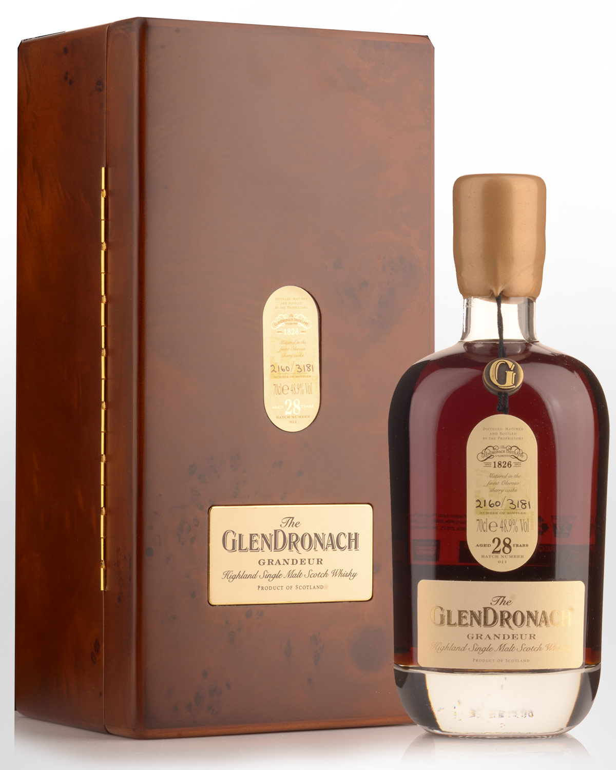 Glendronach Grandeur Batch 011 28 Year Old Single Malt Scotch Whisky (700ml)