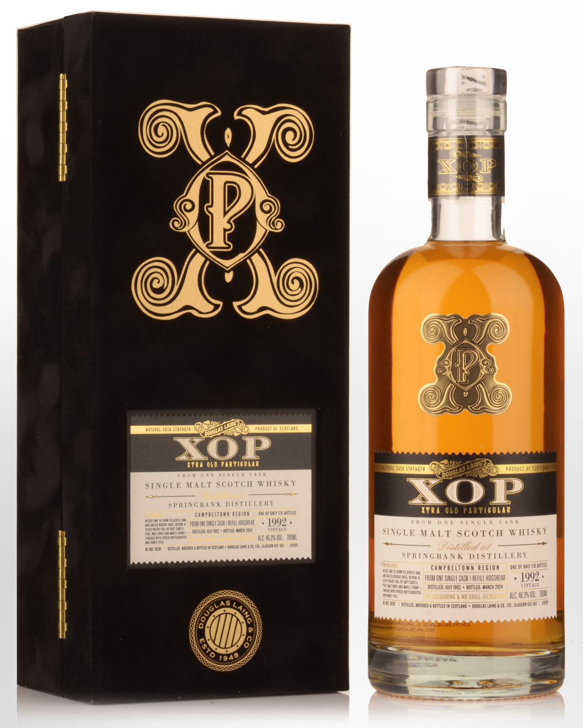 1992 Douglas Laing & Co. XOP Xtra Old Particular Springbank 31 Year Old Single Cask Limited Release Cask Strength Single Malt Scotch Whisky (700ml)