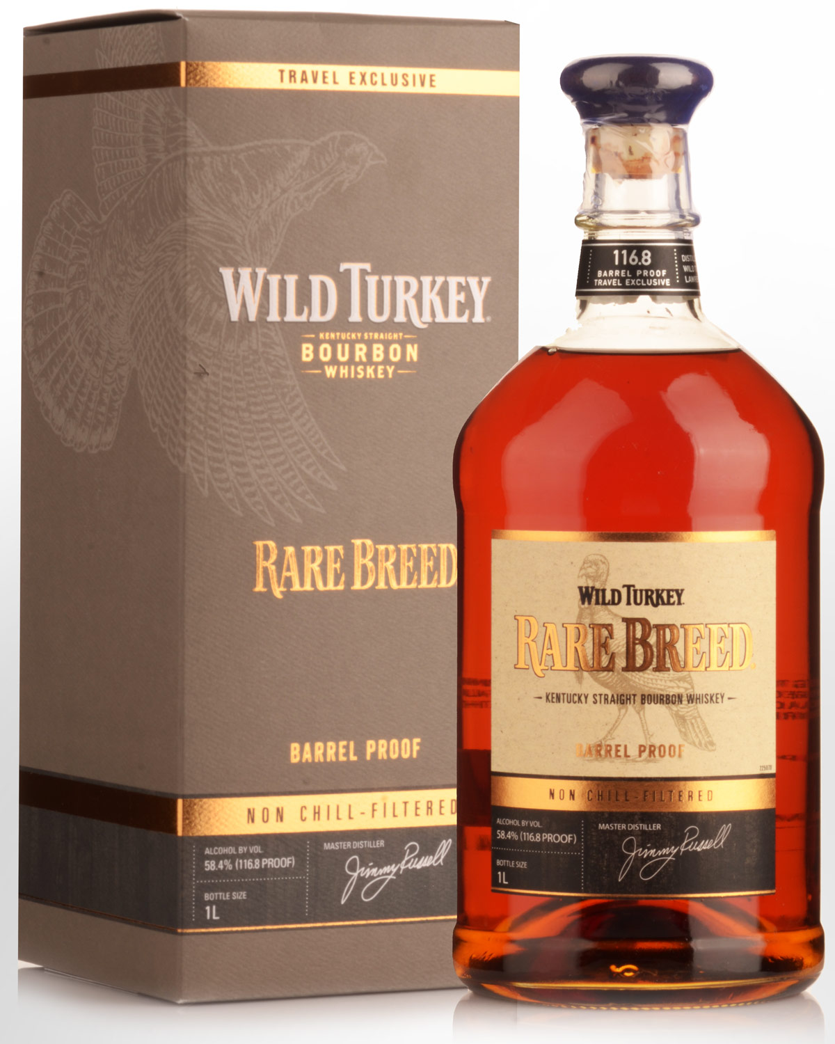 Wild Turkey Rare Breed Barrel Proof Bourbon Whiskey (1000ml) | Nicks ...