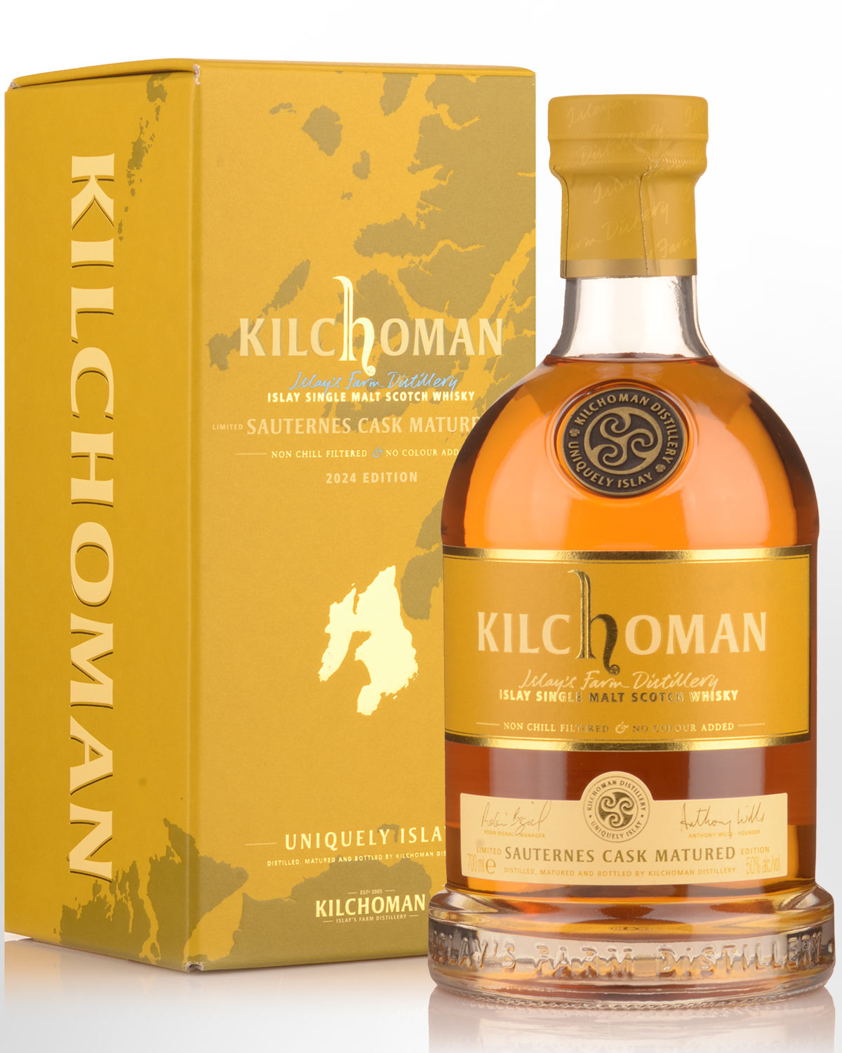 Kilchoman Sauternes Cask Matured 2024 Release Single Malt Scotch Whisky (700ml)