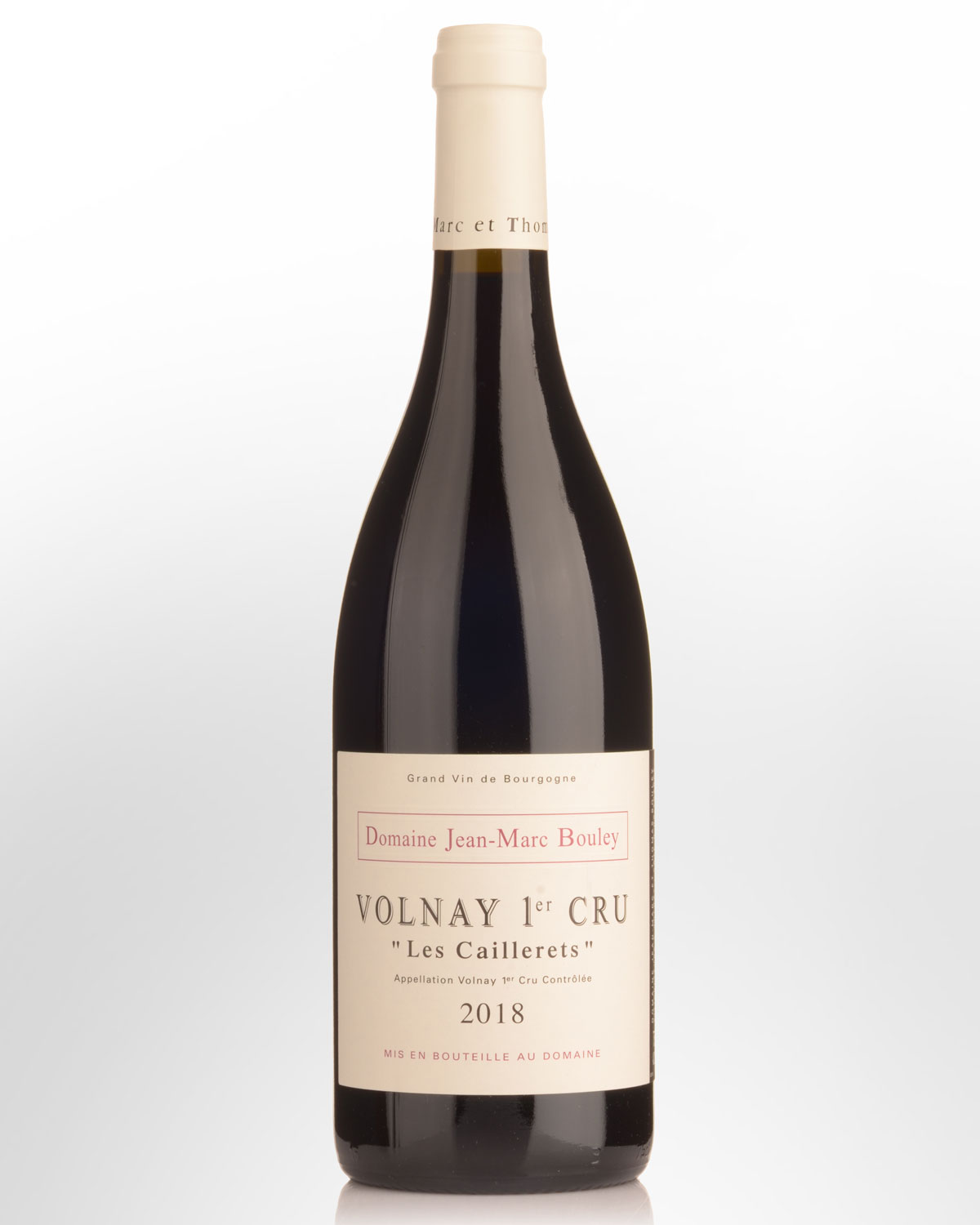 2018 Domaine Jean-Marc et Thomas Bouley Volnay Les Caillerets Premier Cru