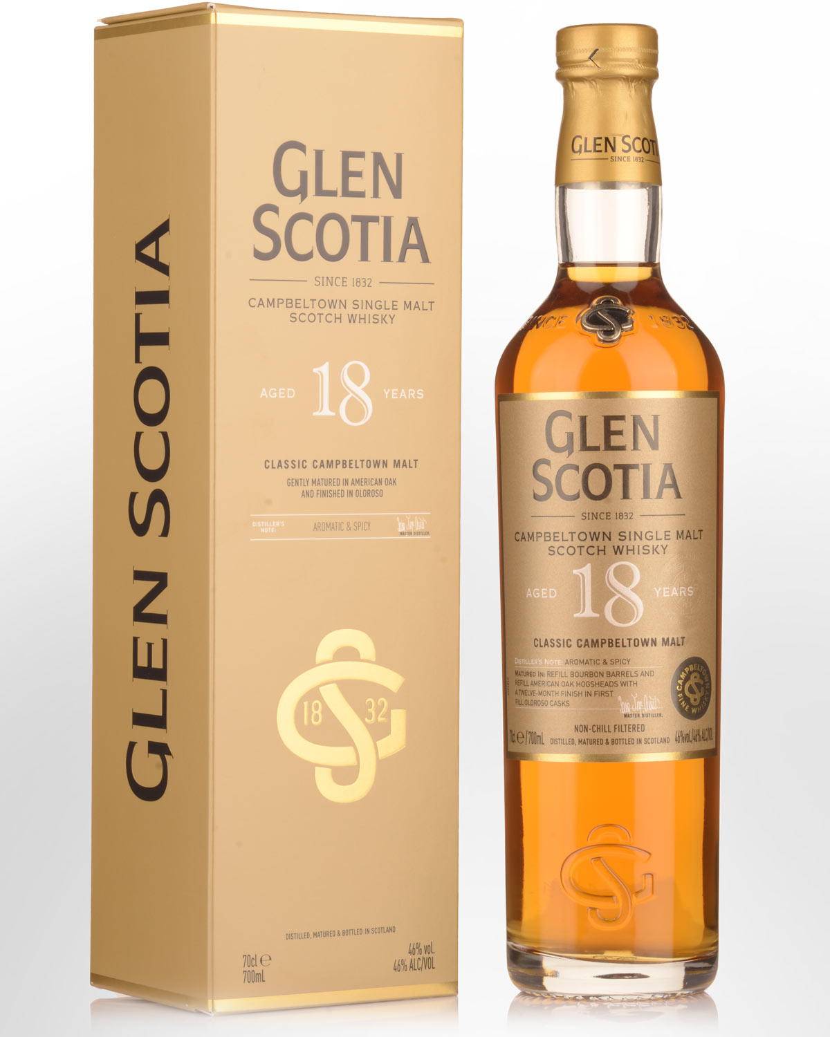 Glen Scotia 18 Year Old Single Malt Scotch Whisky (700ml)