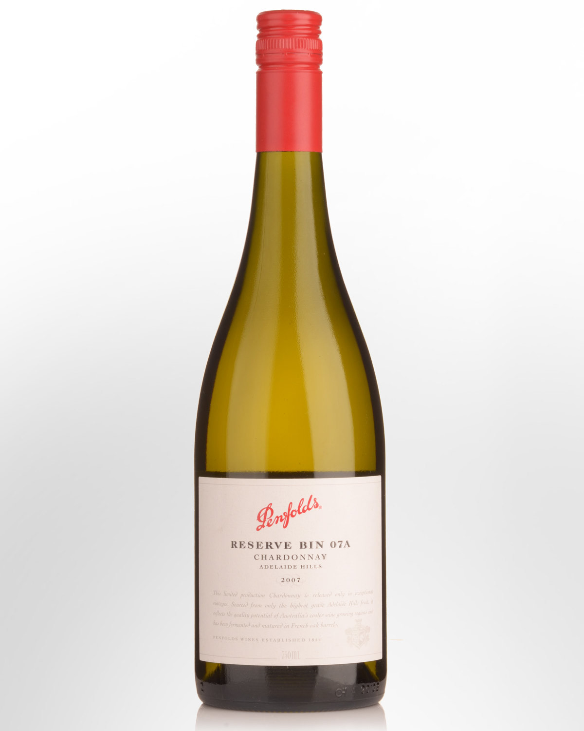 2007 Penfolds Reserve Bin 07A Chardonnay