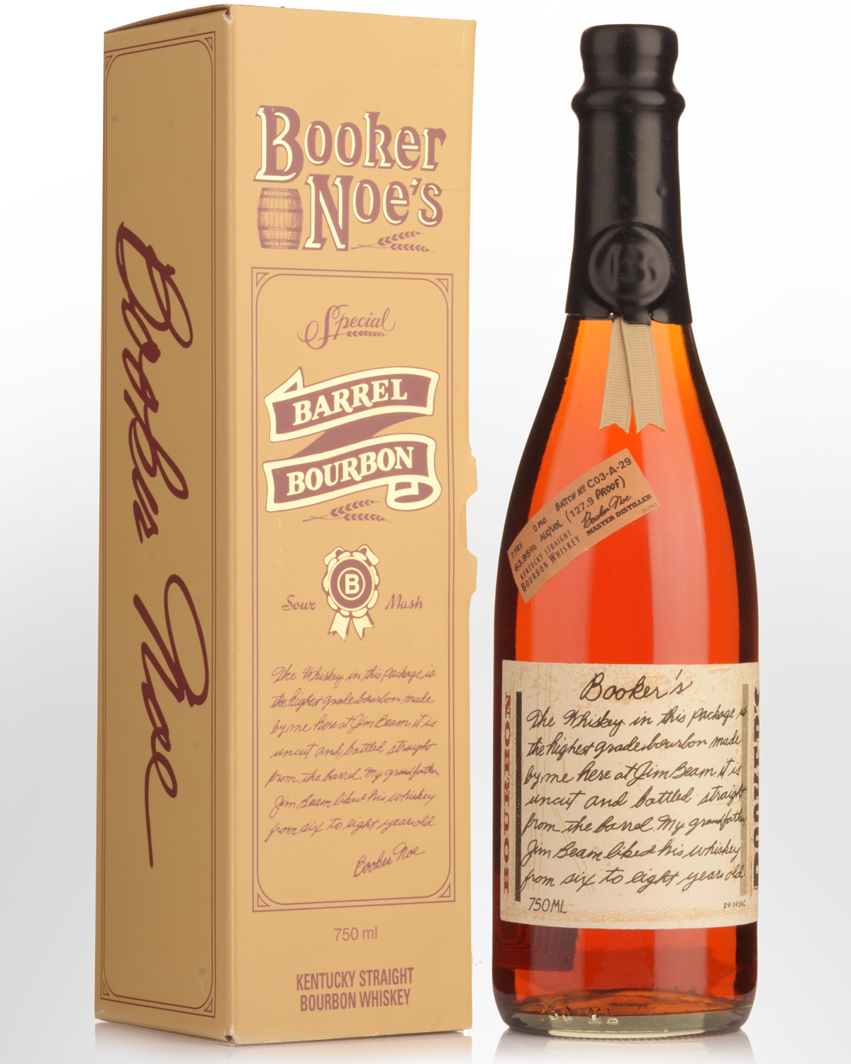 Booker's 7 Years Batch No. C03-A-29 Bourbon Whiskey (750ml)