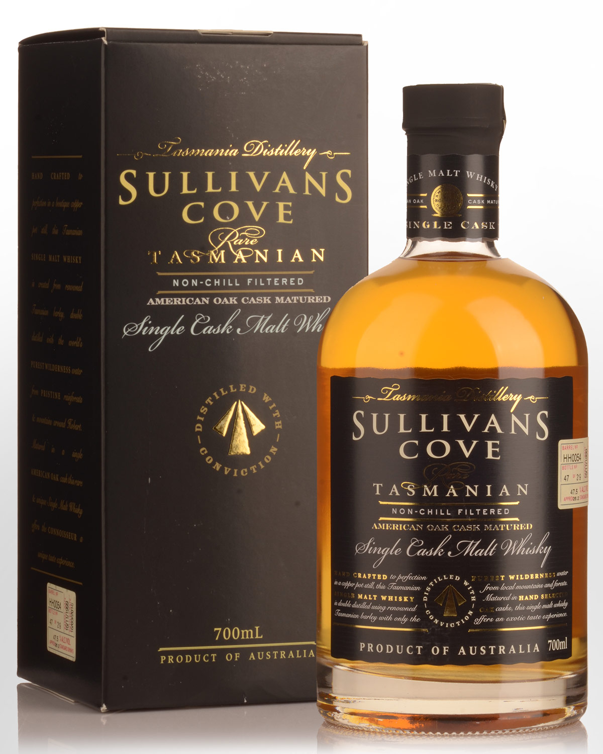 Sullivans Cove Single Cask American Oak Barrel HH0054 Single Malt Australian Whisky (700ml)