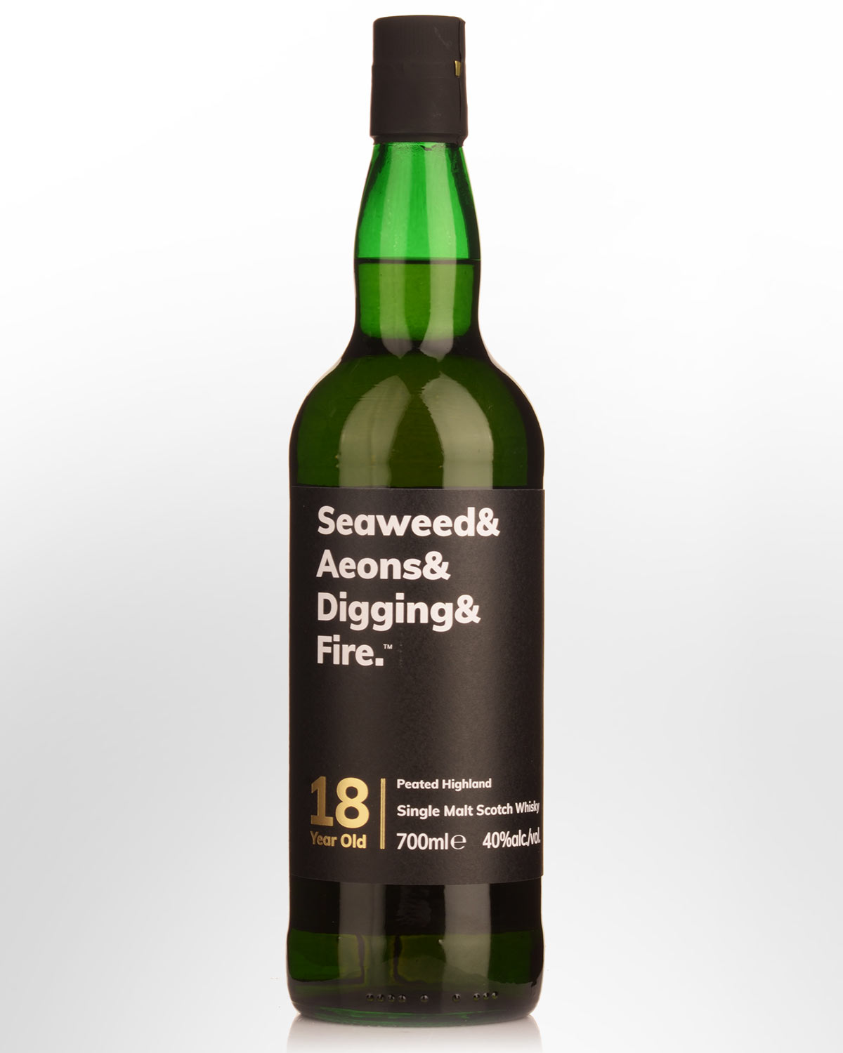 Seaweed & Aeons & Digging & Fire 18 Year Old Peated Highland Single Malt Scotch Whisky (700ml)