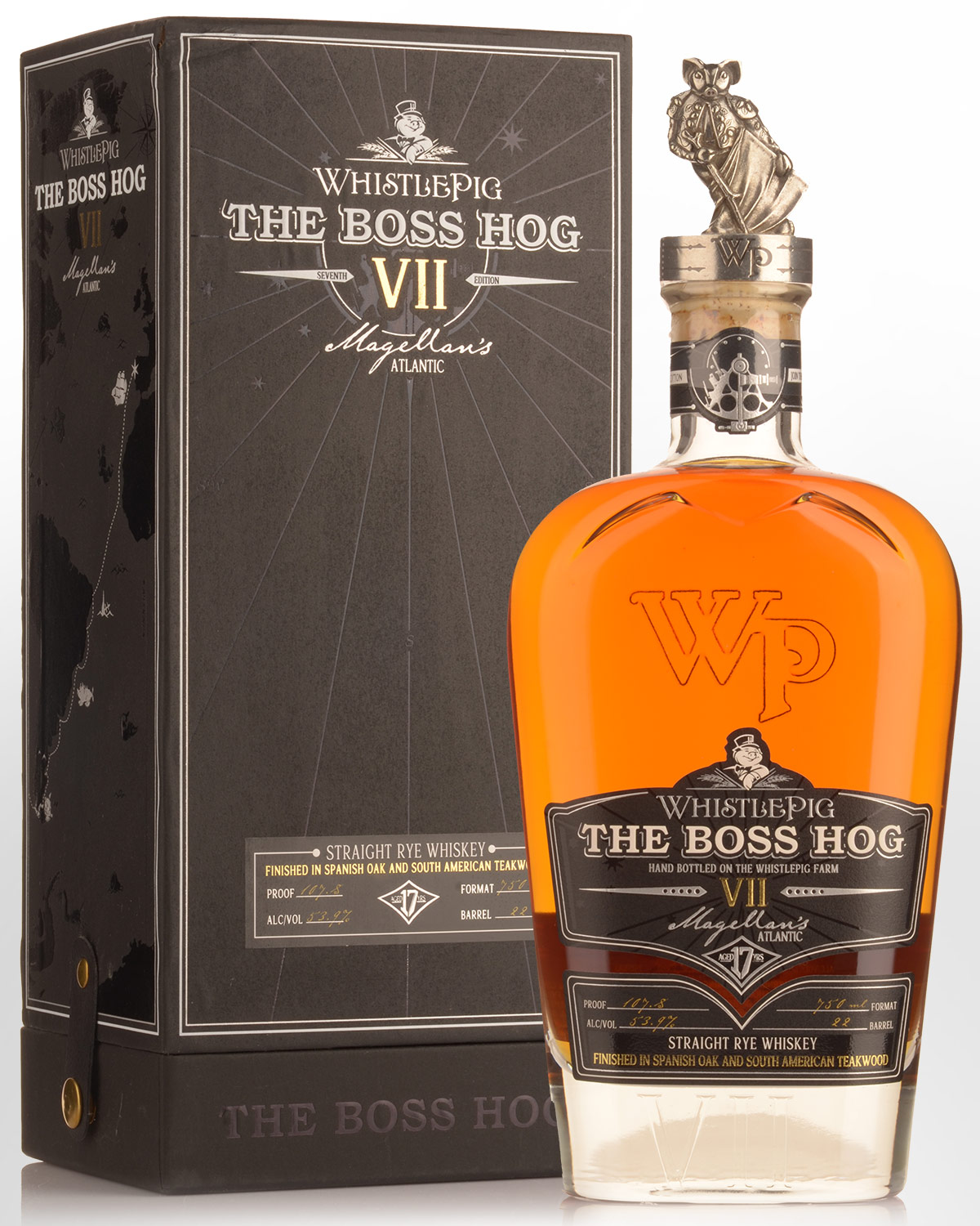 Whistle Pig The Boss Hog Magellan's Atlantic 17 Year Old Cask Strength Rye Whiskey (750ml) - Seventh Edition