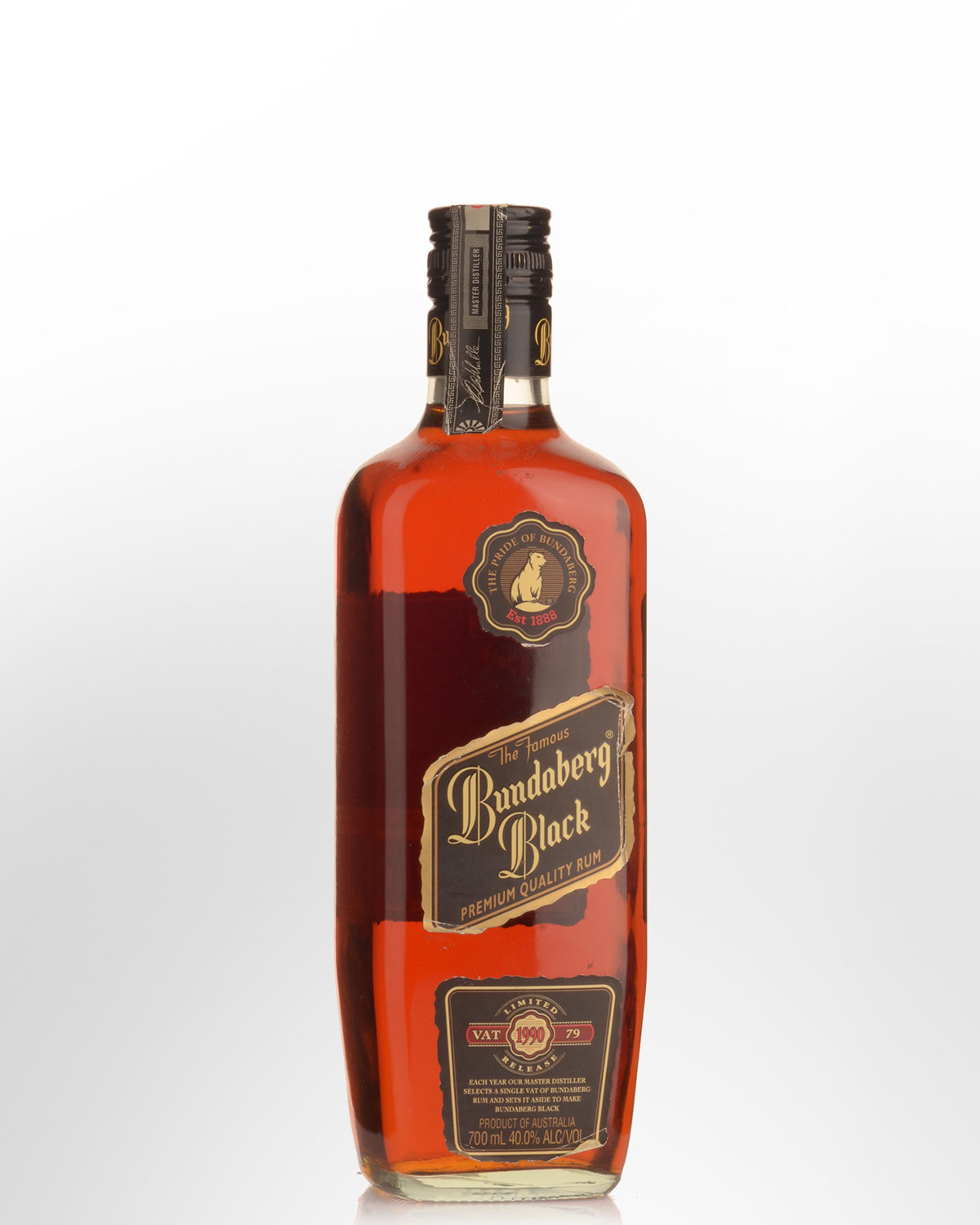 1990 Bundaberg Black Vat 79 Limited Release Rum (700ml)