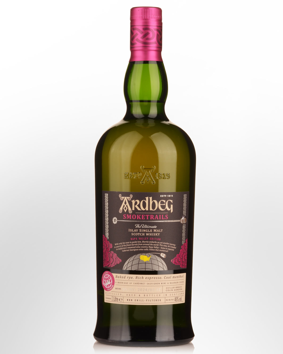 Ardbeg Smoketrails Napa Valley Edition Single Malt Scotch Whisky (1000ml)