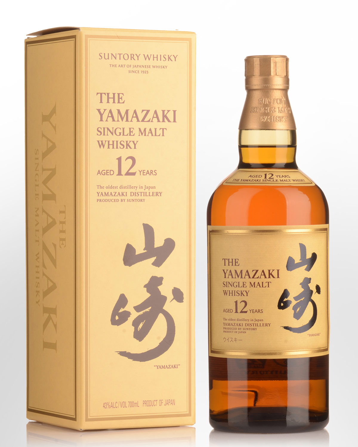 Suntory Yamazaki 12 Year Old Single Malt Japanese Whisky 700ml