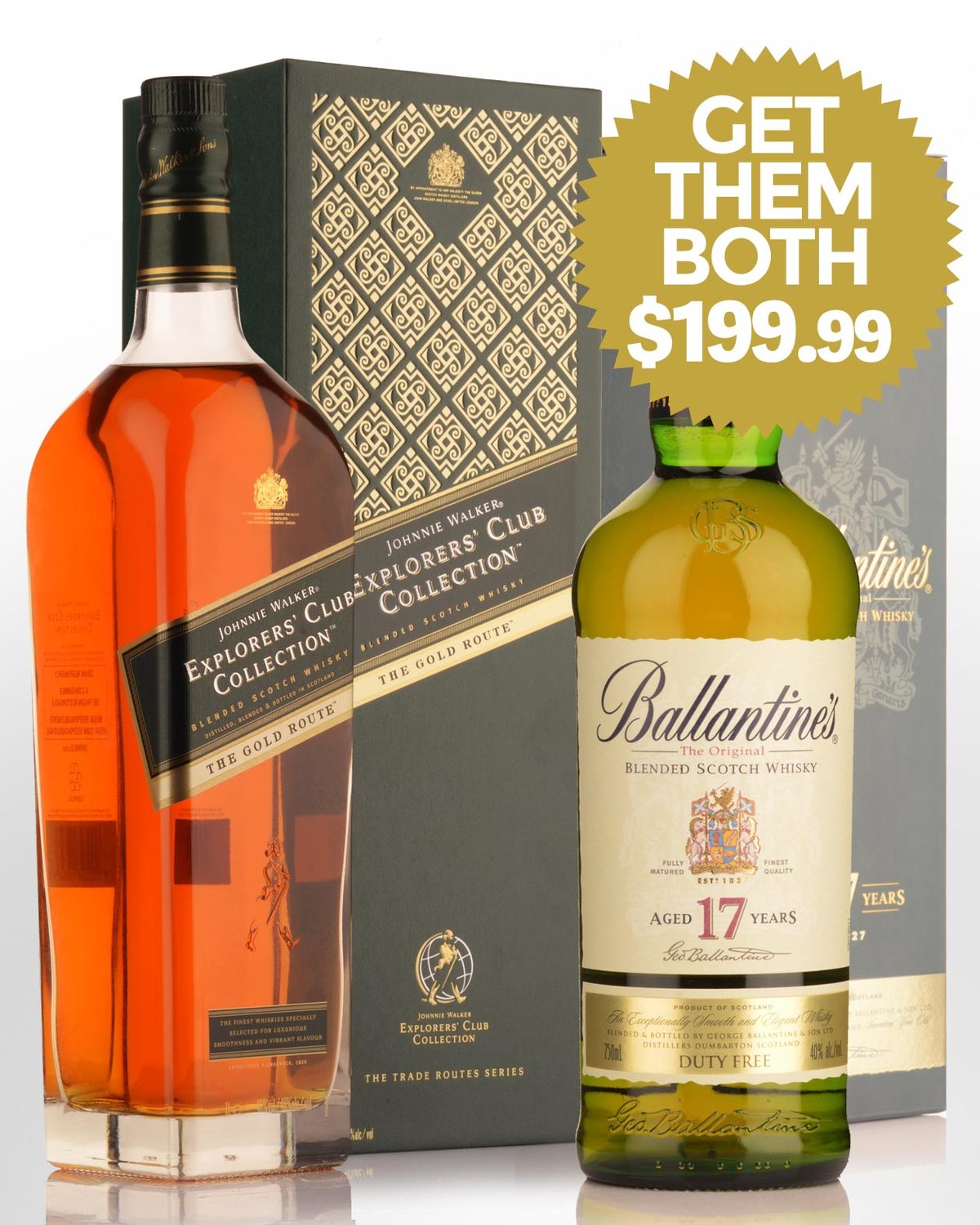 BALLANTINES 17 YEAR BLENDED SCOTCH WHISKY 750ML