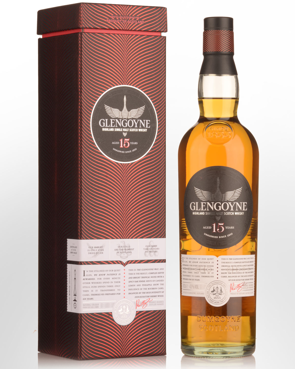 Glengoyne 15 Year Old Single Malt Scotch Whisky (700ml)