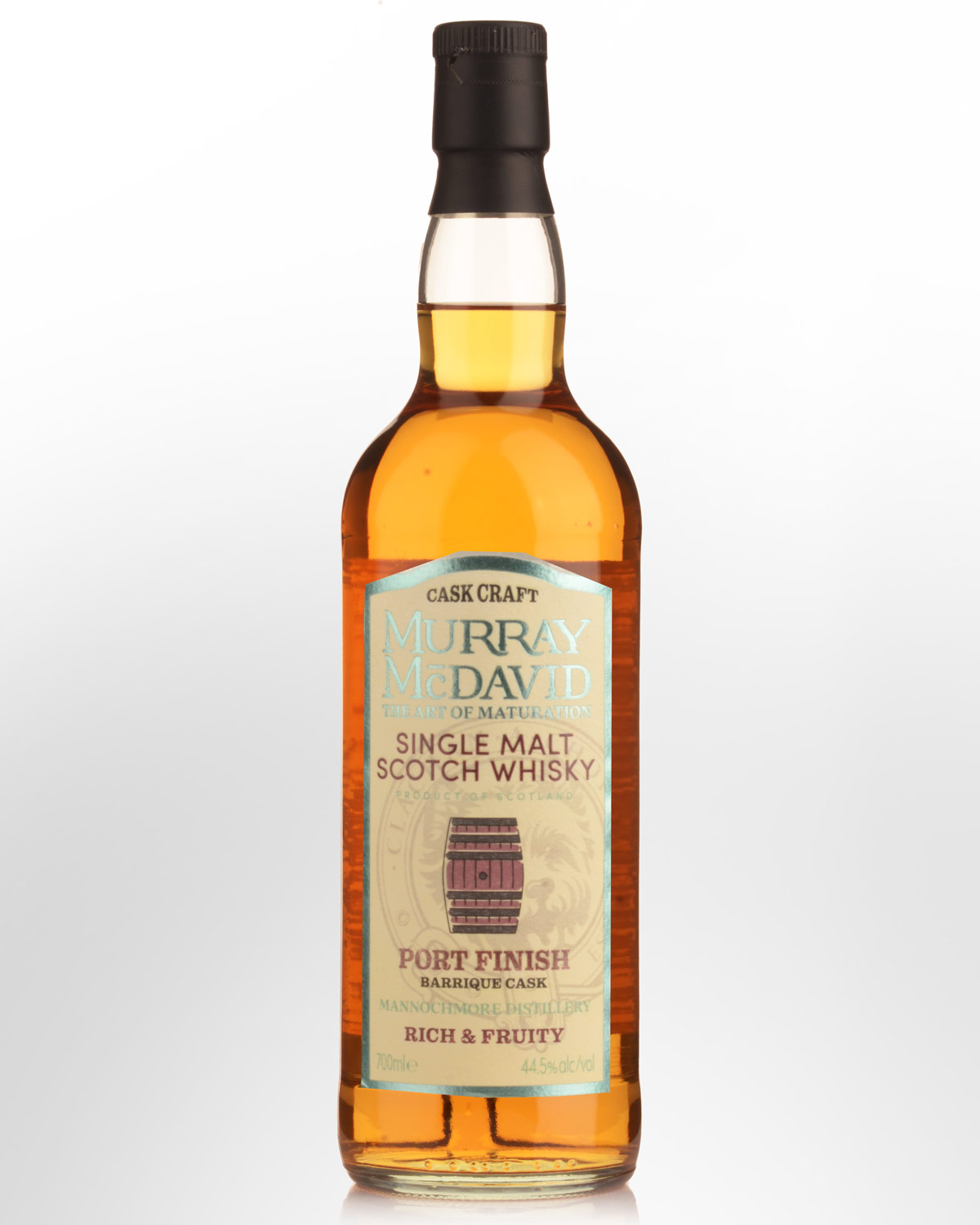 Murray McDavid Cask Craft Mannochmore Port Cask Finish Single Malt Scotch Whisky (700ml)