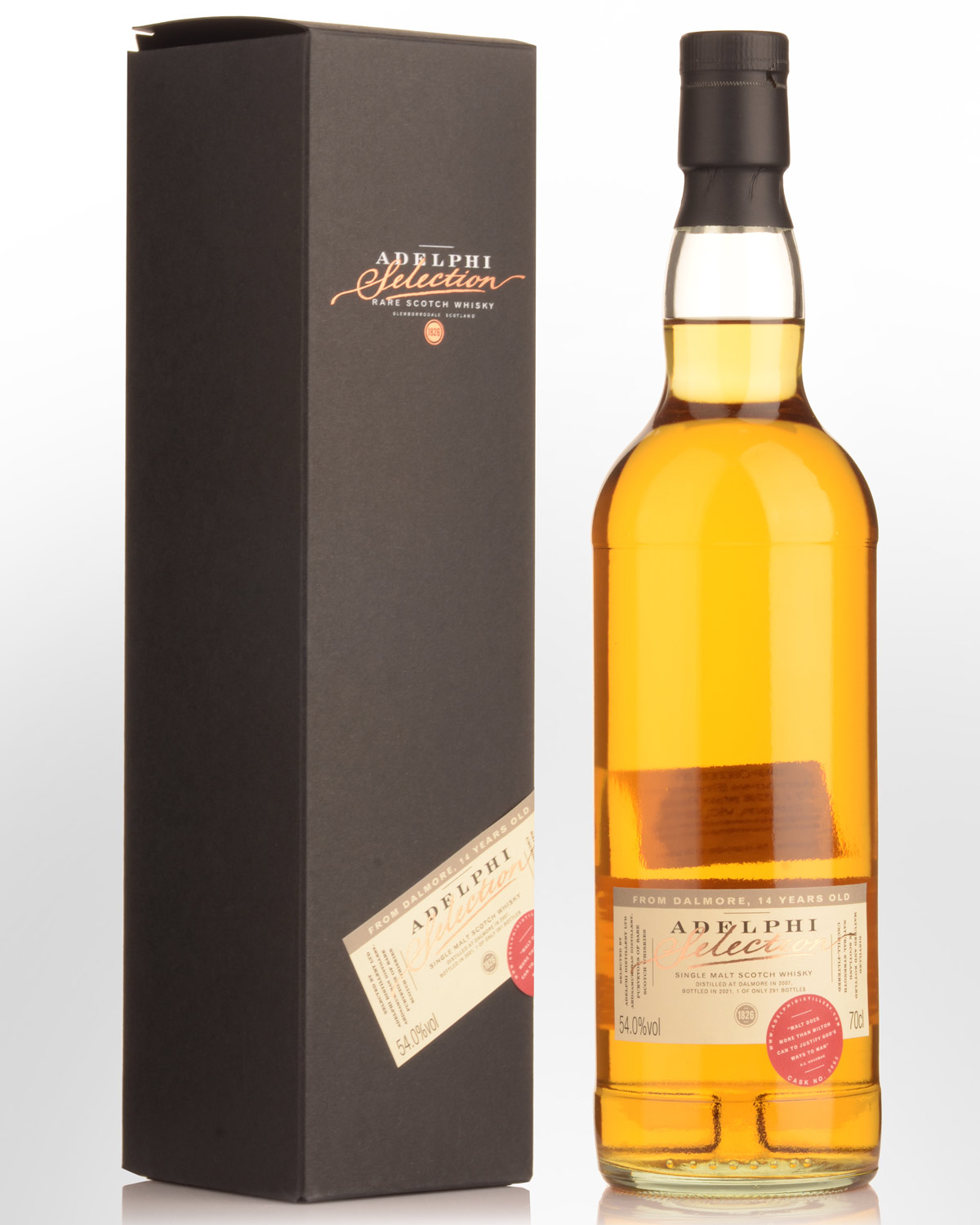 2007 Adelphi Dalmore 14 Year Old Cask Strength Single Malt Scotch Whisky (700ml)
