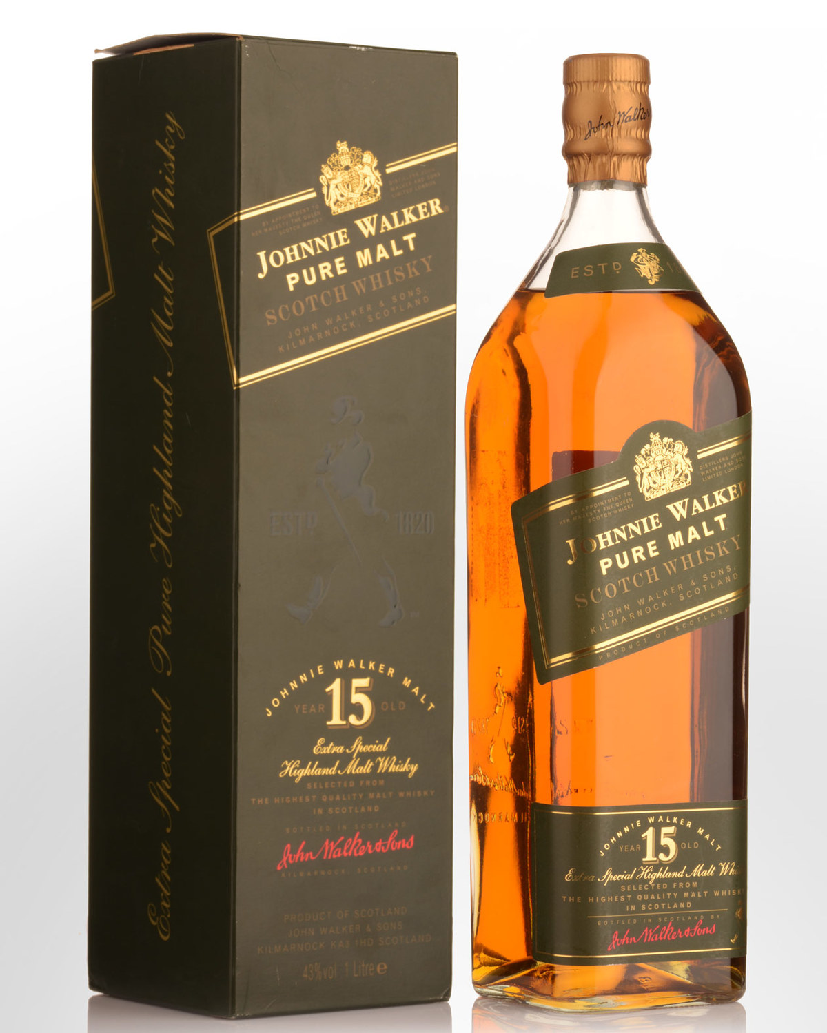 Product Detail  Johnnie Walker 15 Years Old Pure Malt Scotch