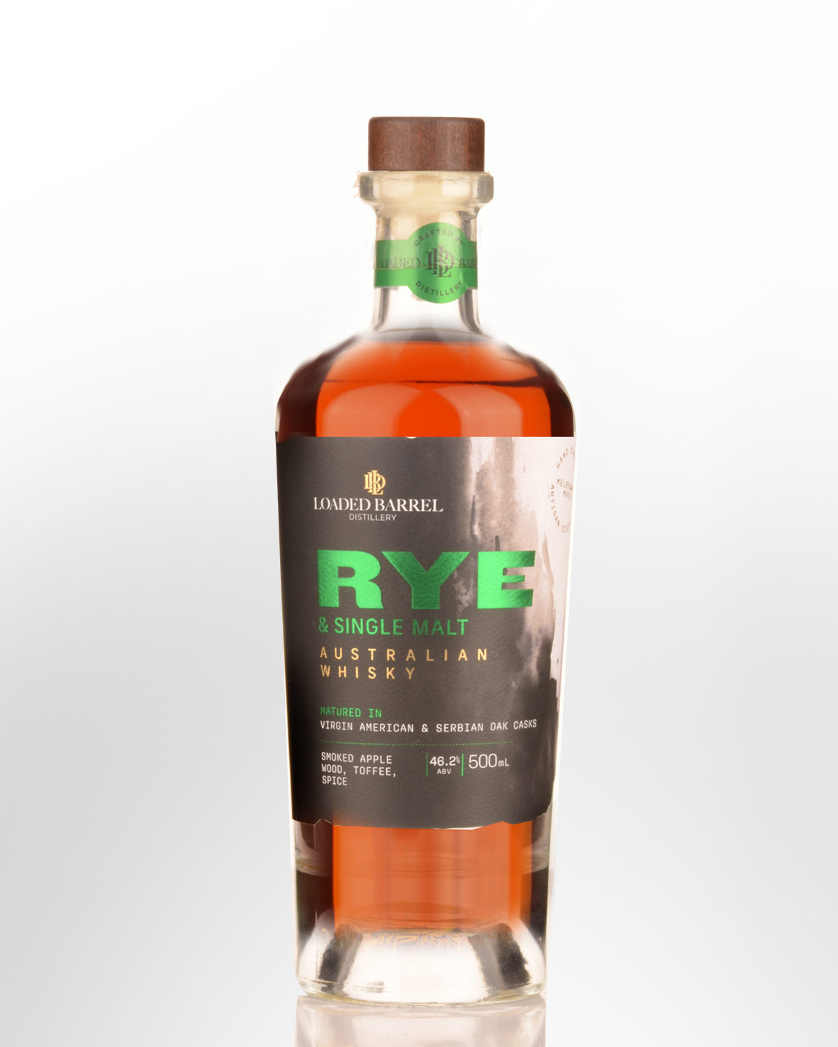 Loaded Barrel Australian Rye Whisky (500ml)