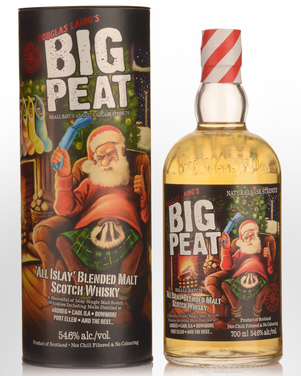 Douglas Laing's Big Peat Small Batch Cask Strength Islay Blended Malt