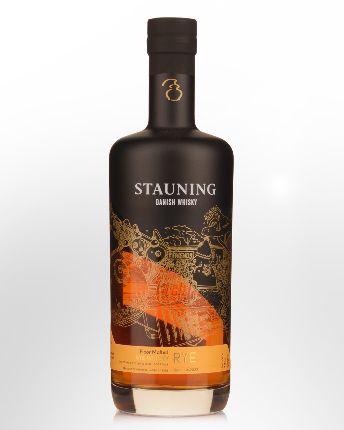 Stauning Floor Malted Danish Rye Whisky (700ml)