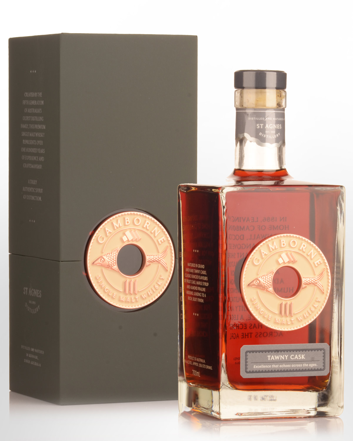St. Agnes Camborne Tawny Cask Batch No.001 Single Malt Australian Whisky (700ml)