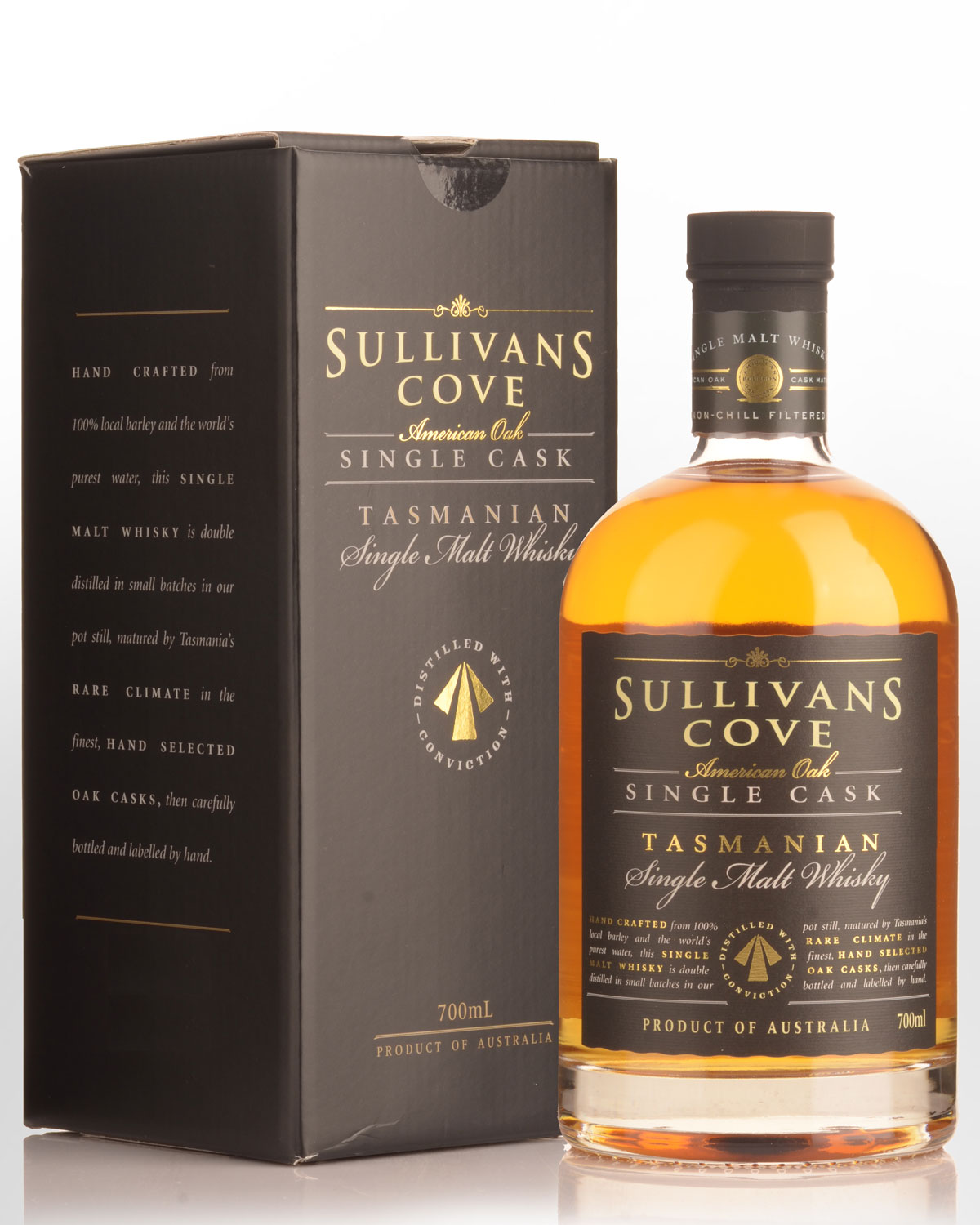 Sullivans Cove Single Cask American Oak Single Malt Whisky (700ml) - Old Packaging