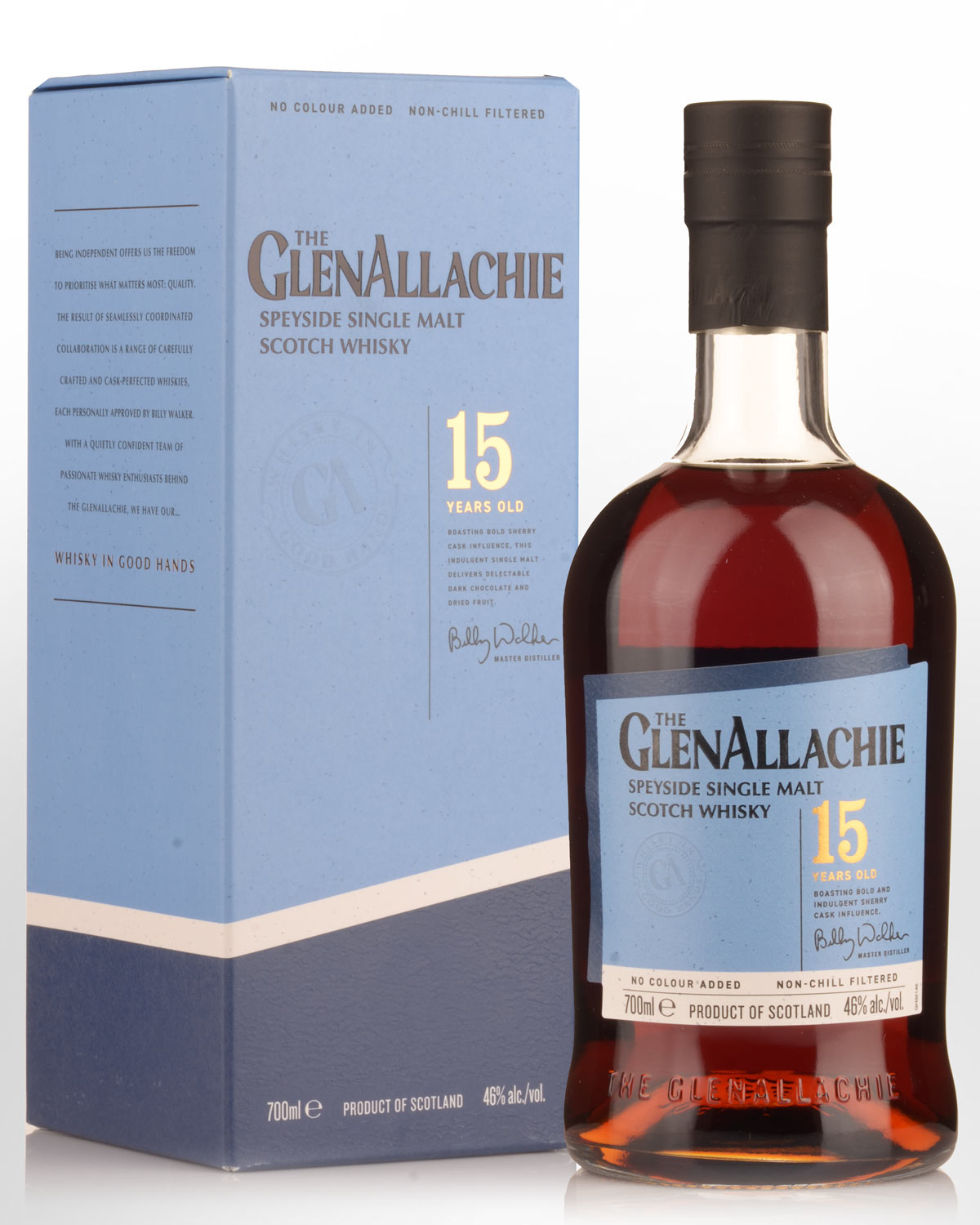 The GlenAllachie 15 Year Old Single Malt Scotch Whisky (700ml) - DAMAGED GIFT BOX