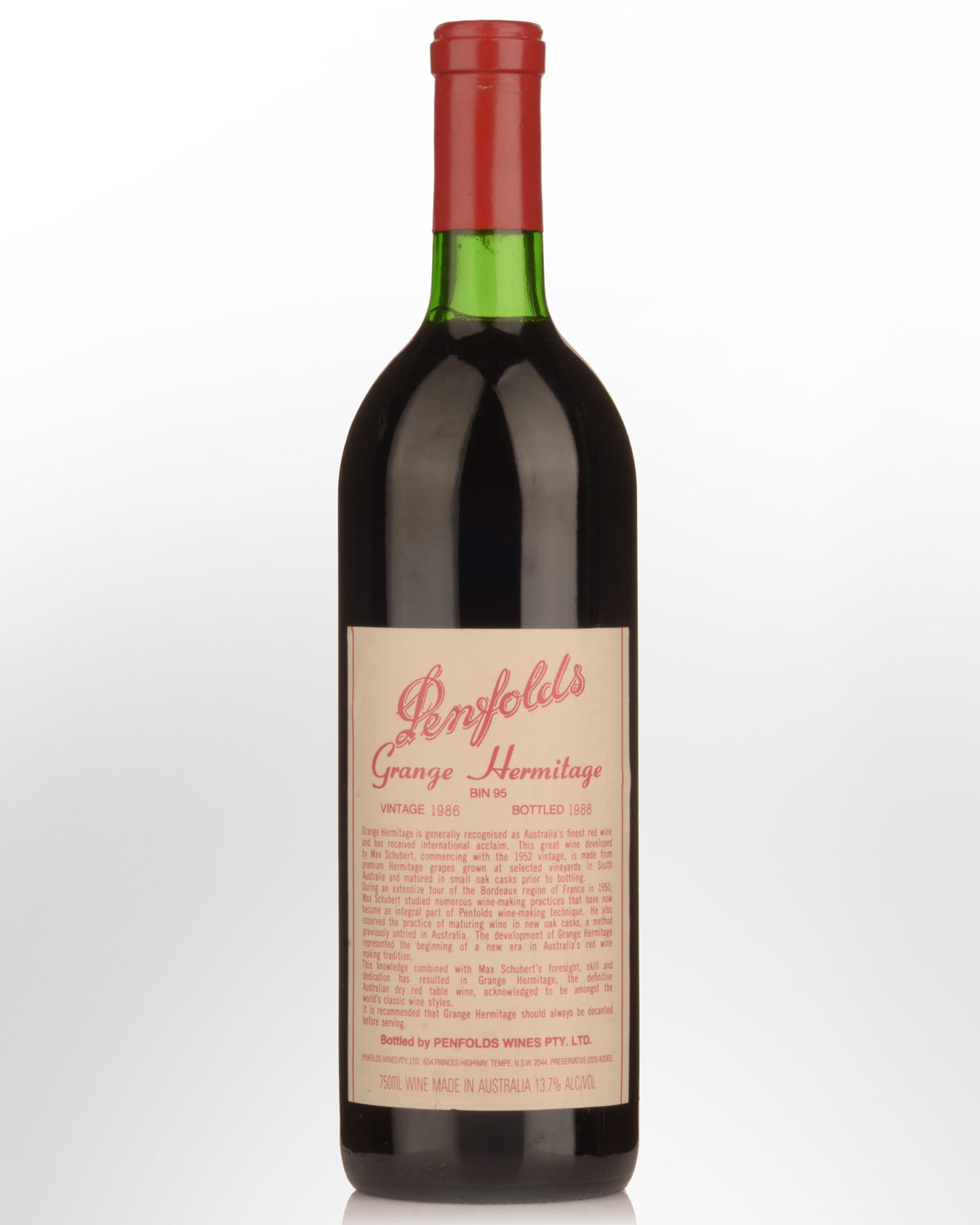 1986 Penfolds Grange Hermitage