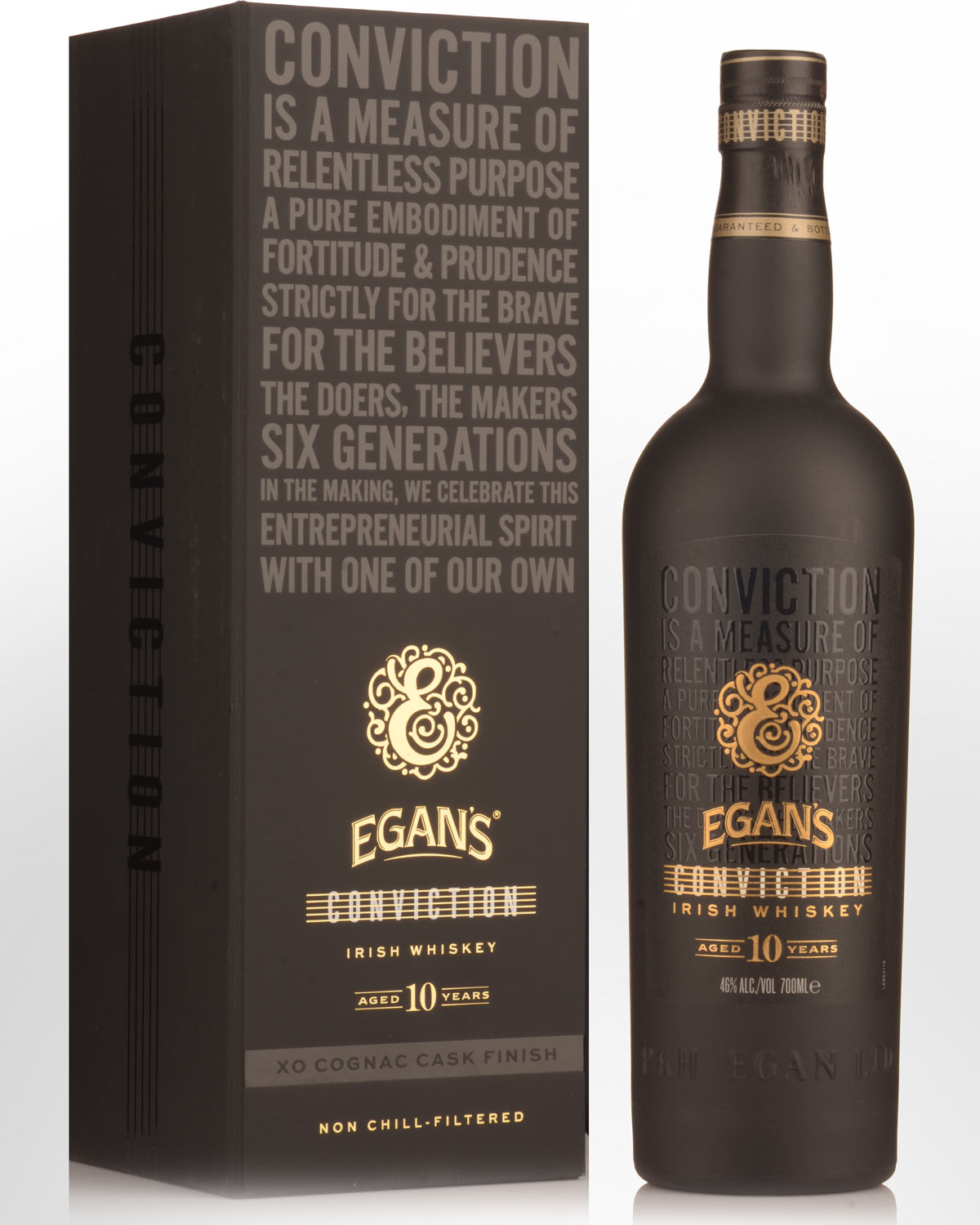 Egans Conviction 10 Year Old Irish Whiskey (700ml)