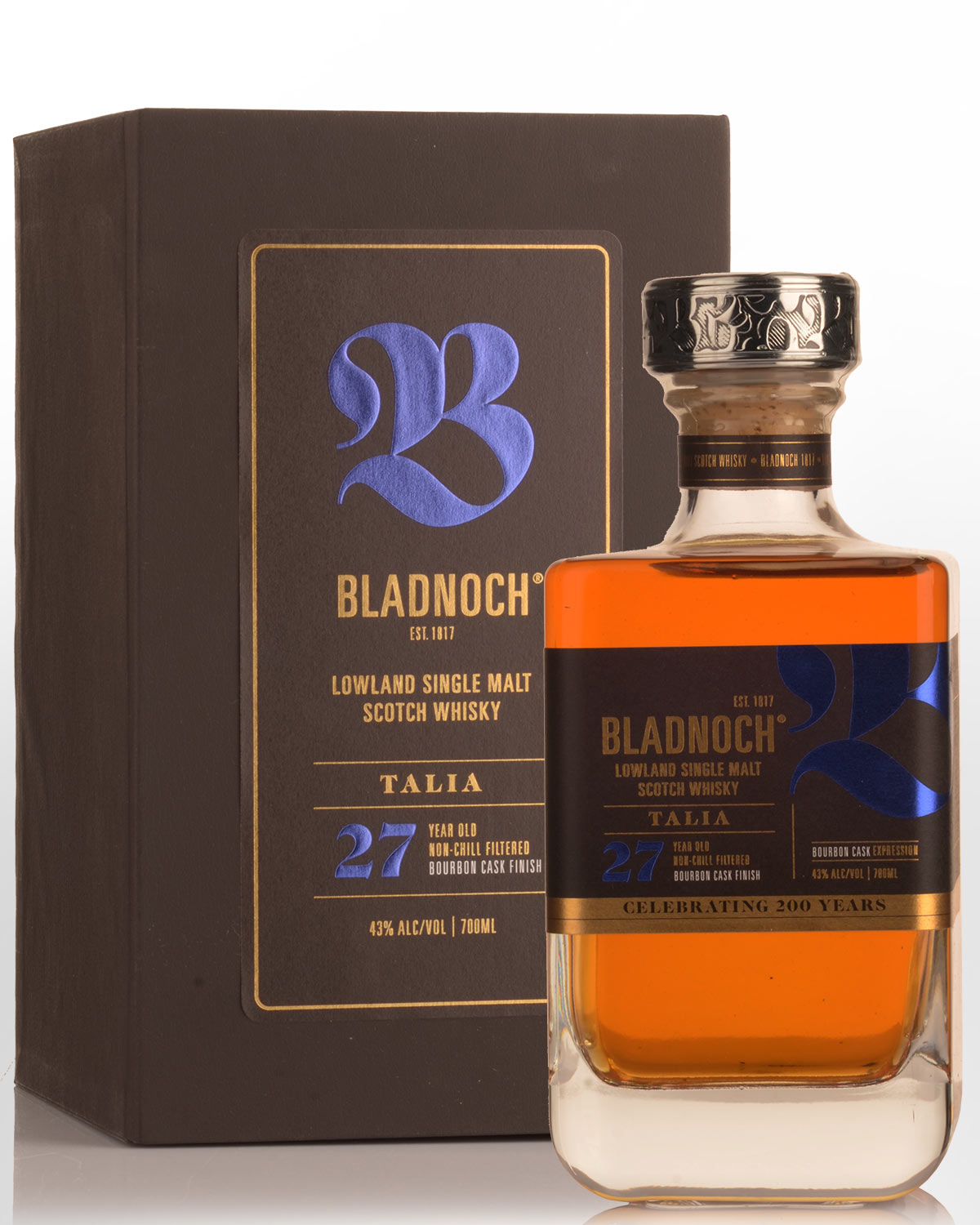 Bladnoch Talia 27 Year Old Single Malt Scotch Whisky (700ml)