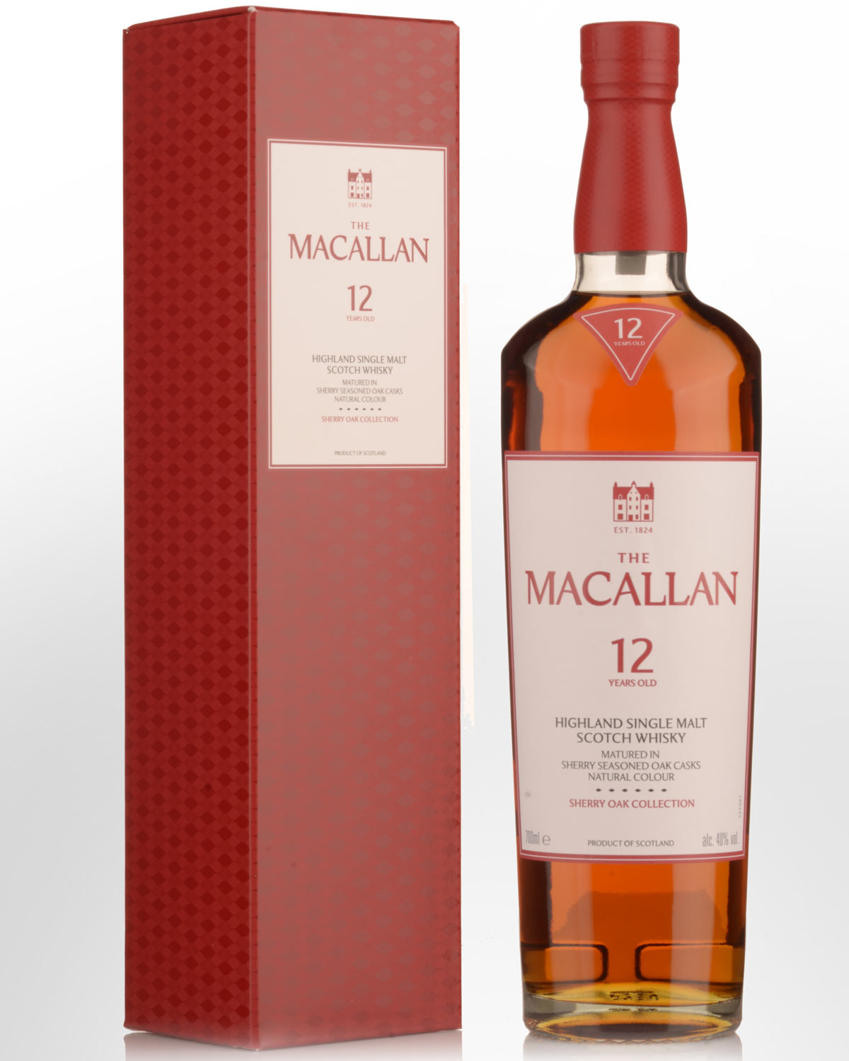 The Macallan Sherry Oak Cask 12 Year Old Single Malt Scotch Whisky (700ml)