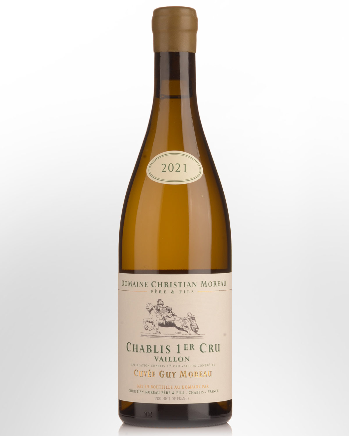 2021 Domaine Christian Moreau Vaillon Cuvee Guy Moreau Chablis Premier Cru
